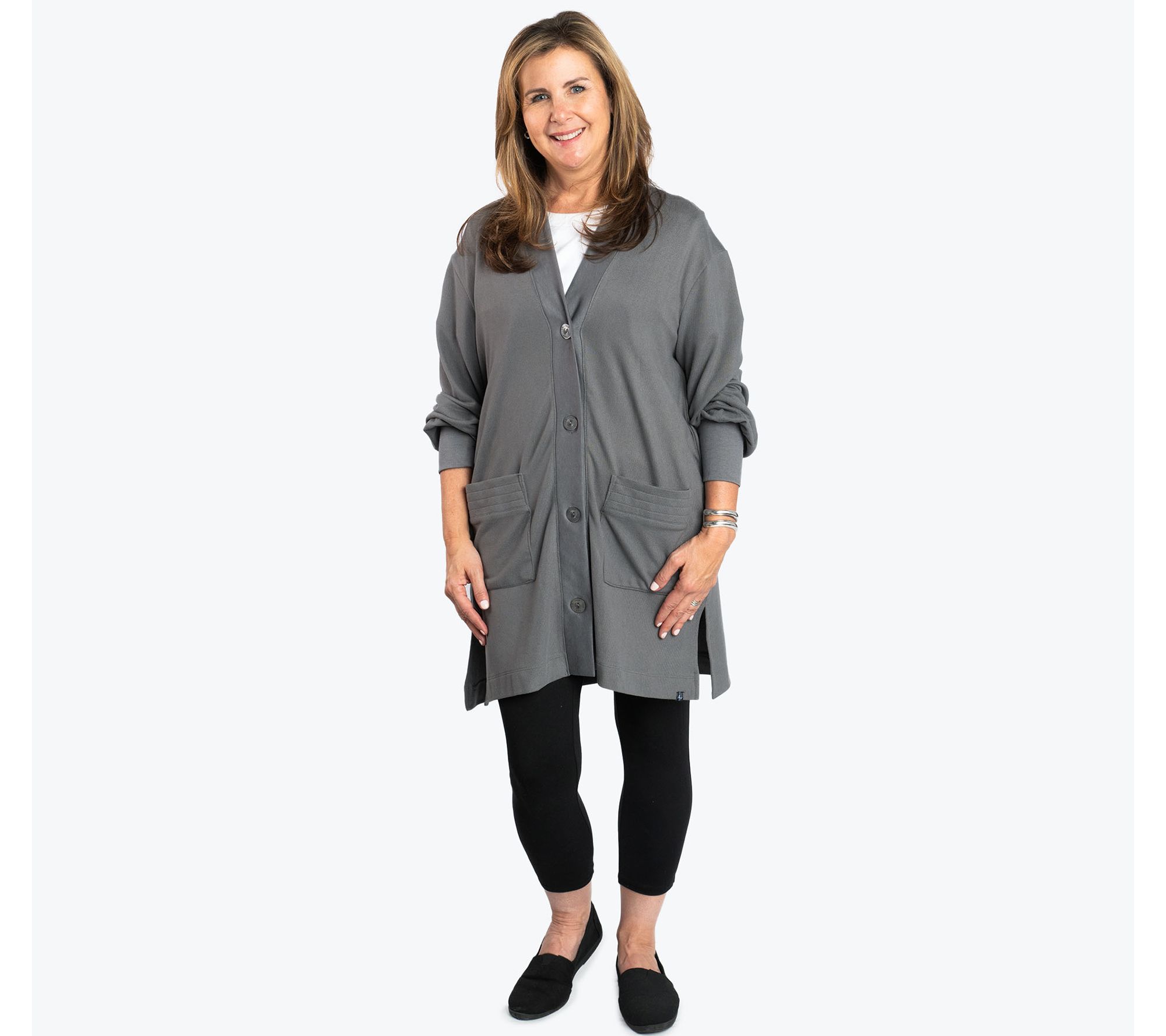 Lug Lounge Button Sweater Knit Cardigan - Dolly