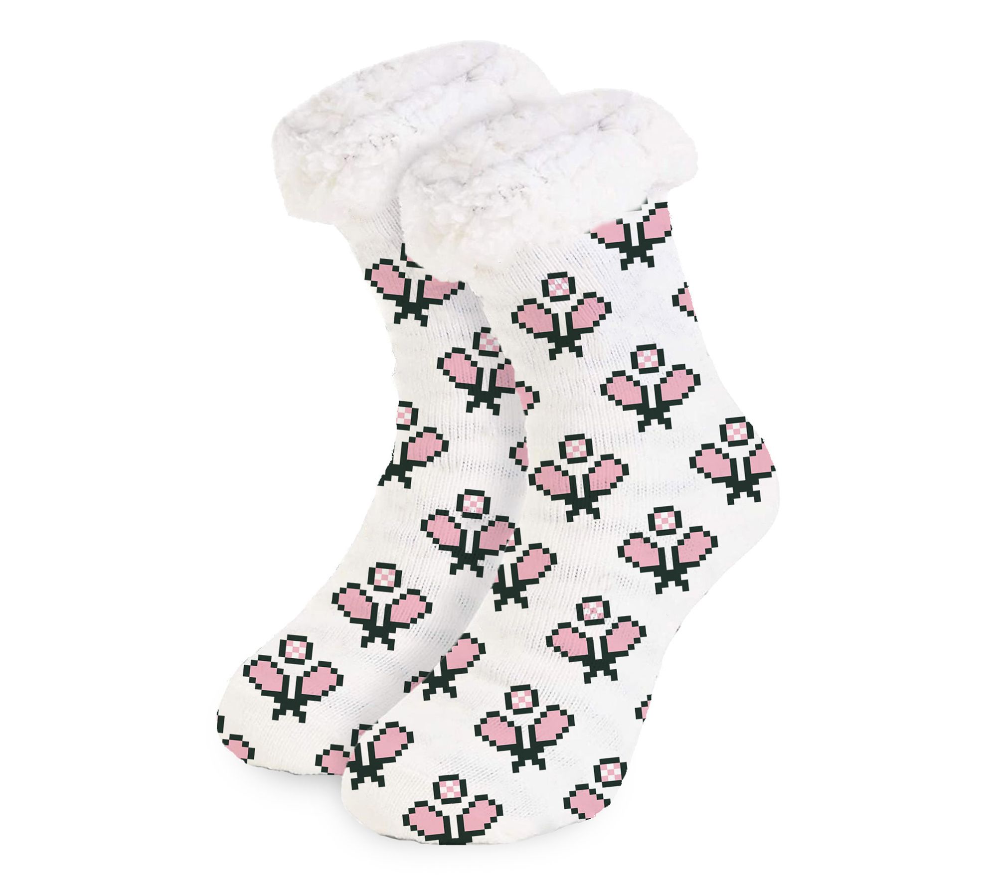 By The Edit Fuzzy Feelings Non-Slip Slipper Socks