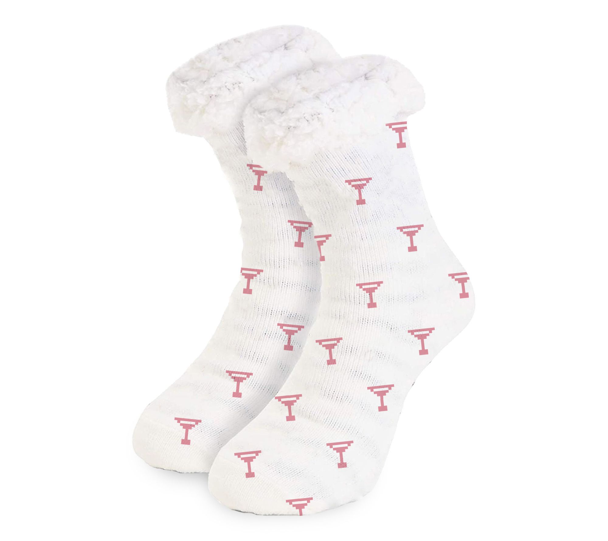 By The Edit Fuzzy Feelings Non-Slip Slipper Socks