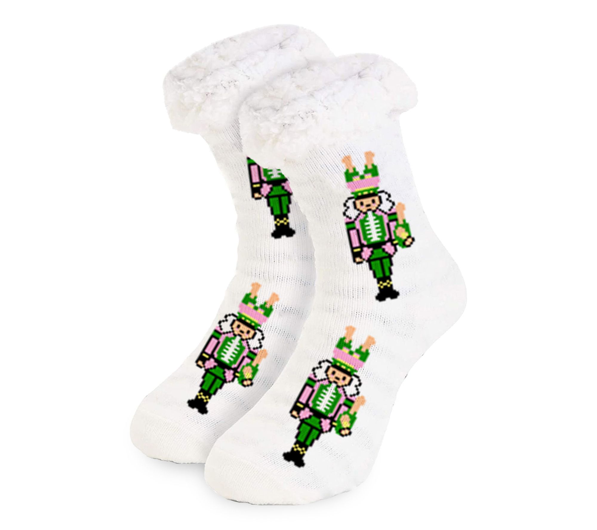 By The Edit Fuzzy Feelings Non-Slip Slipper Socks