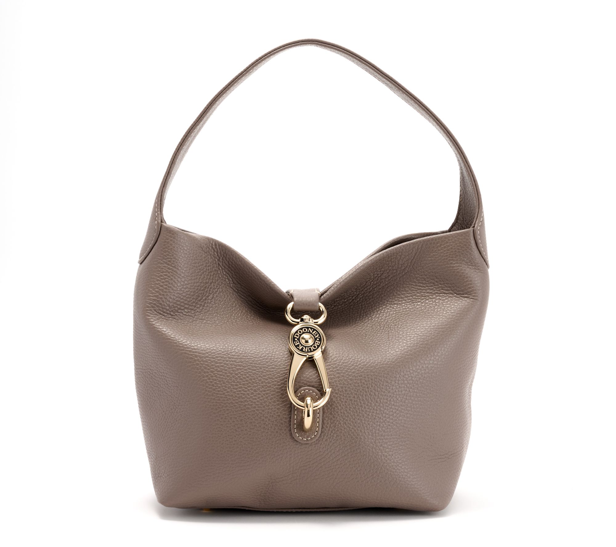 "As Is" Dooney & Bourke Lucca Pebble Leather Logo Lock Sac