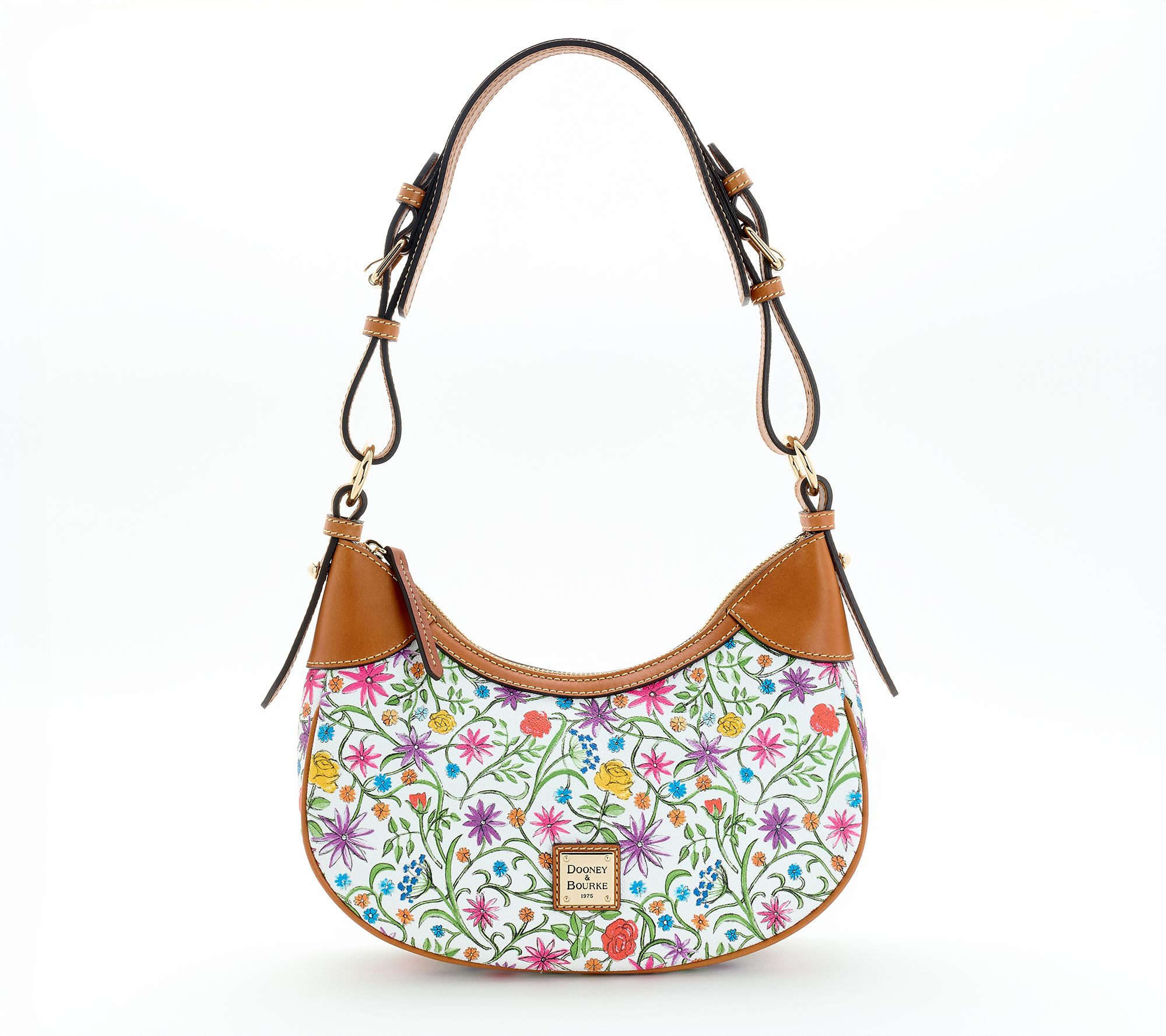 Dooney & Bourke Coated Cotton Wildflower Small Hobo