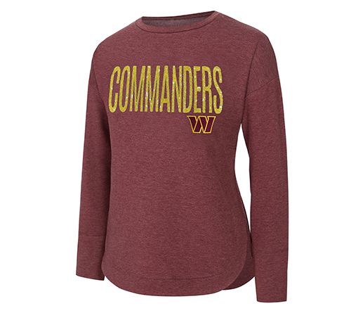 NFL Officially Licensed Women's Sequin Text Pullover