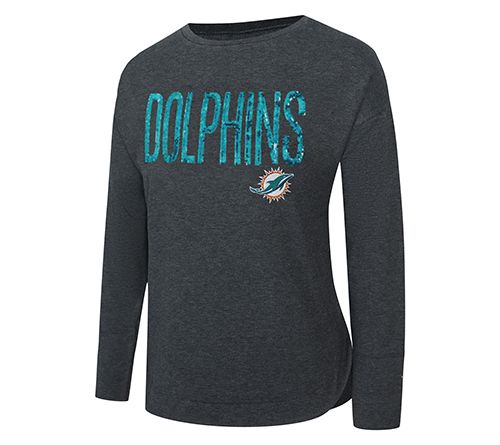 NFL Officially Licensed Women's Sequin Text Pullover