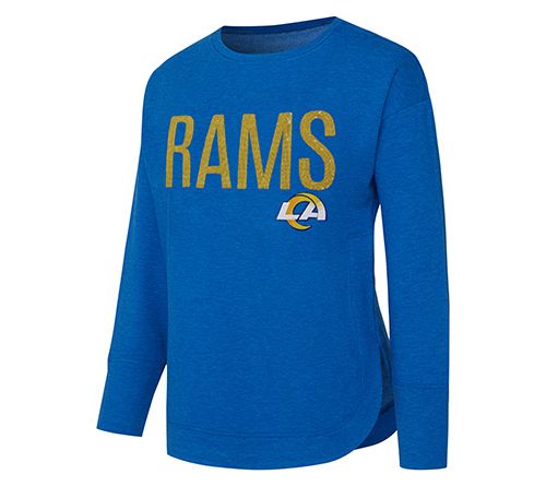 NFL Officially Licensed Women's Sequin Text Pullover