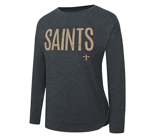 NFL Officially Licensed Women's Sequin Text Pullover