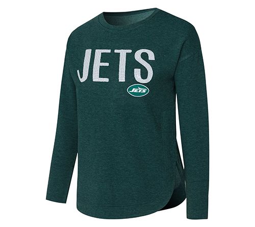 NFL Officially Licensed Women's Sequin Text Pullover