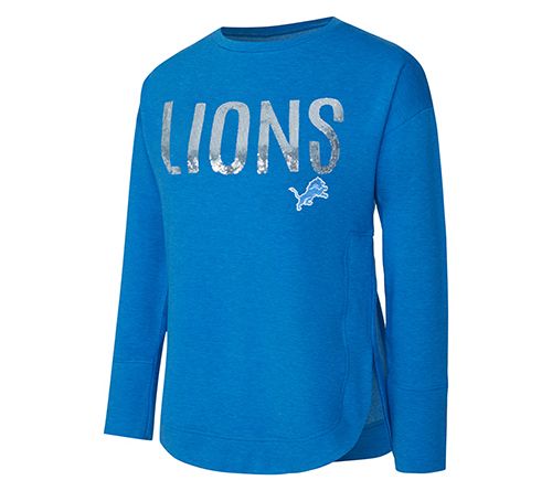 NFL Officially Licensed Women's Sequin Text Pullover