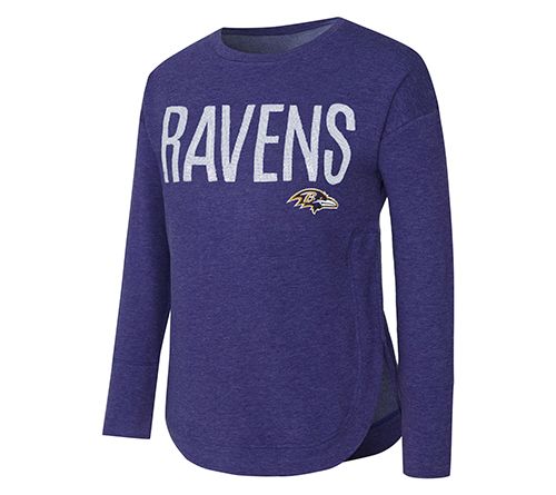 NFL Officially Licensed Women's Sequin Text Pullover