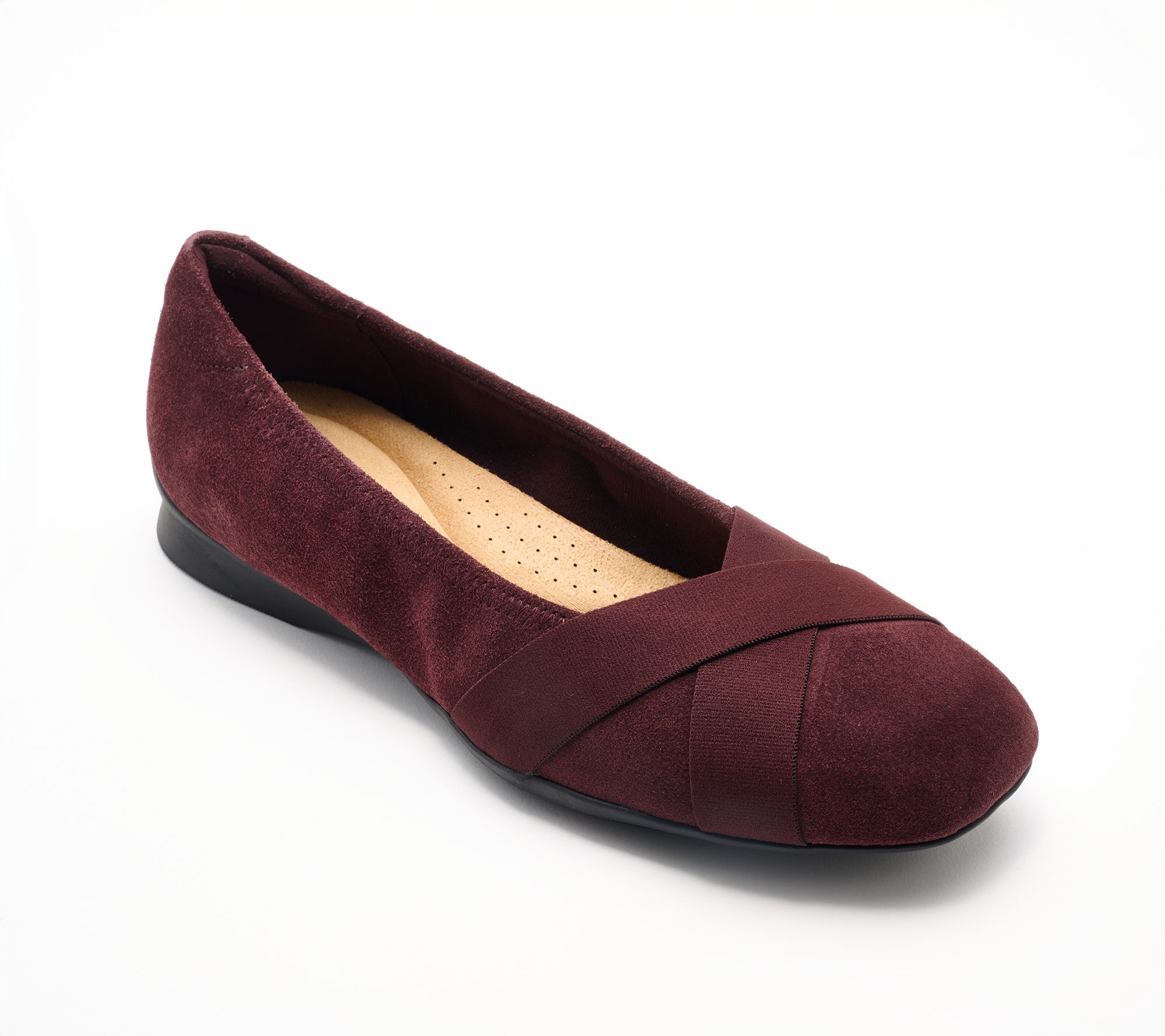 Clarks Collection Leather Flats -Jazmynn Gem