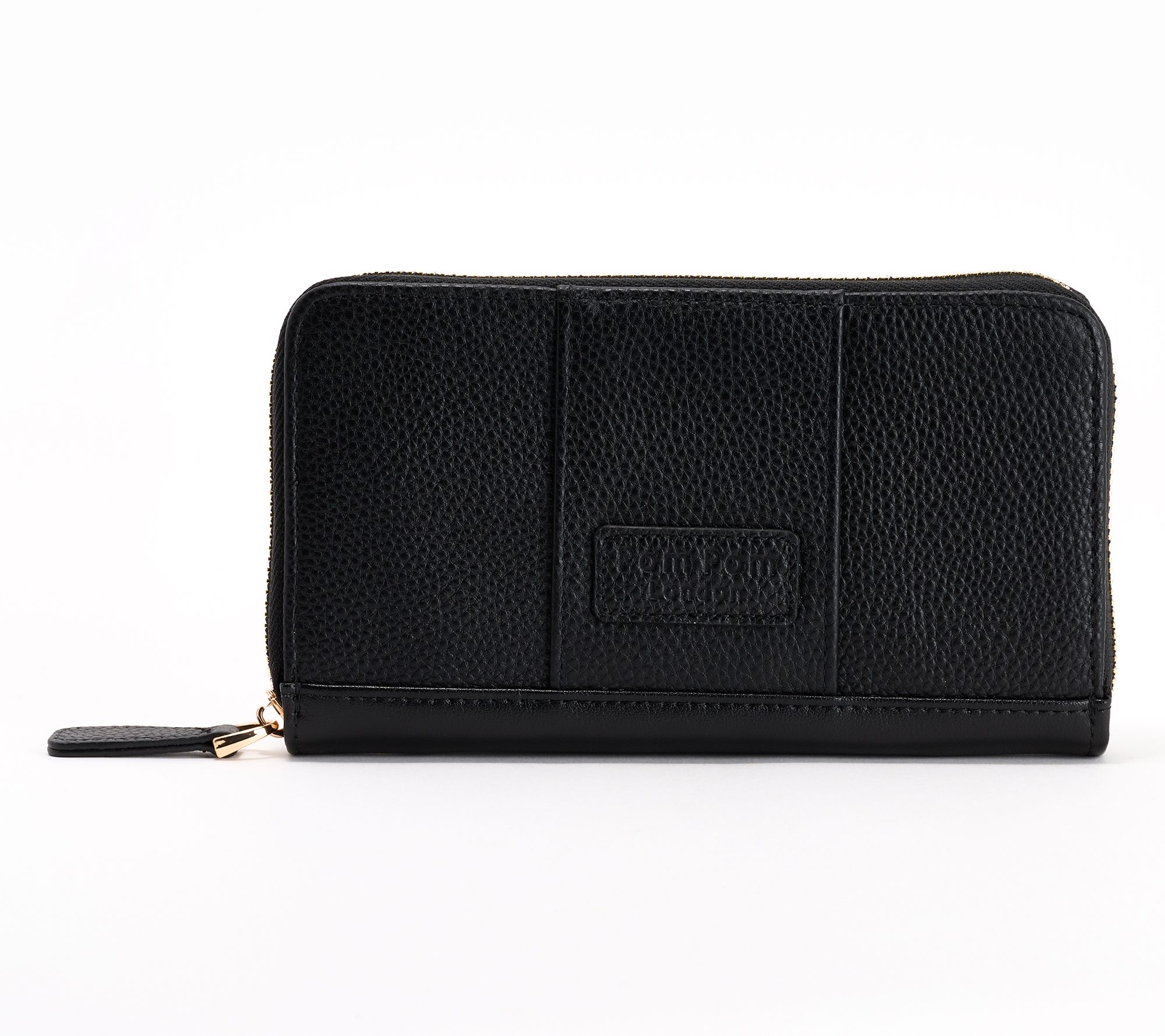 "As Is" Pom Pom London Leather Continental Chelsea Wallet