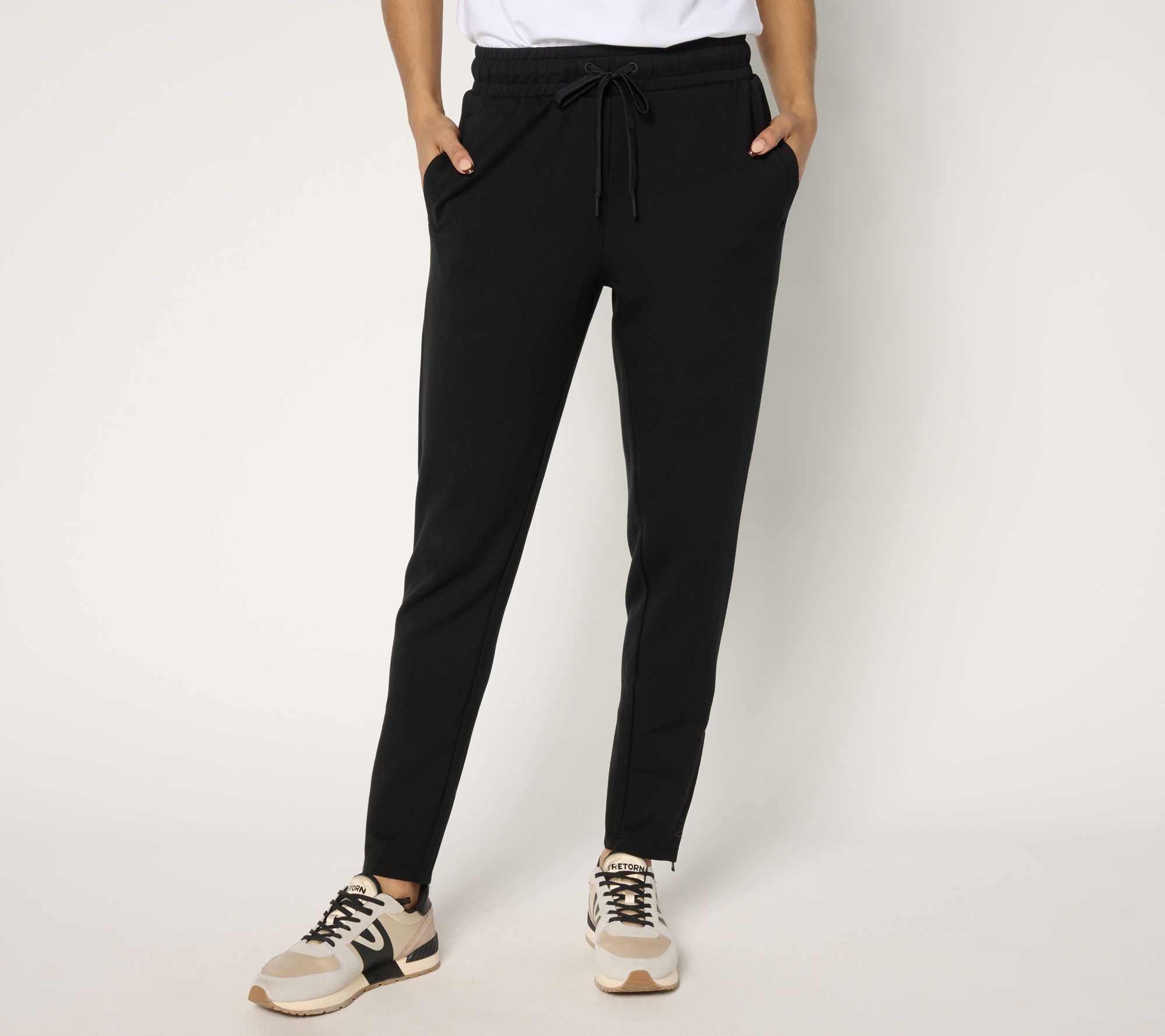 "As Is" Cuddl Duds Smooth Knit Jersey Slim Pant