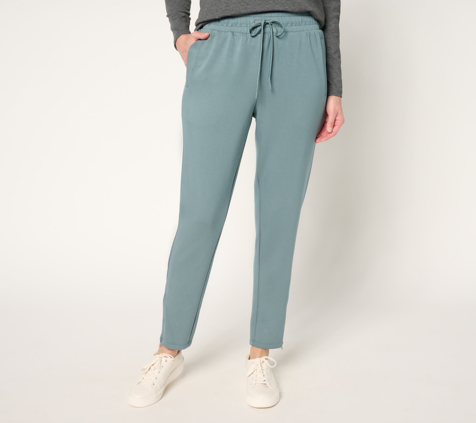 "As Is" Cuddl Duds Smooth Knit Jersey Slim Pant