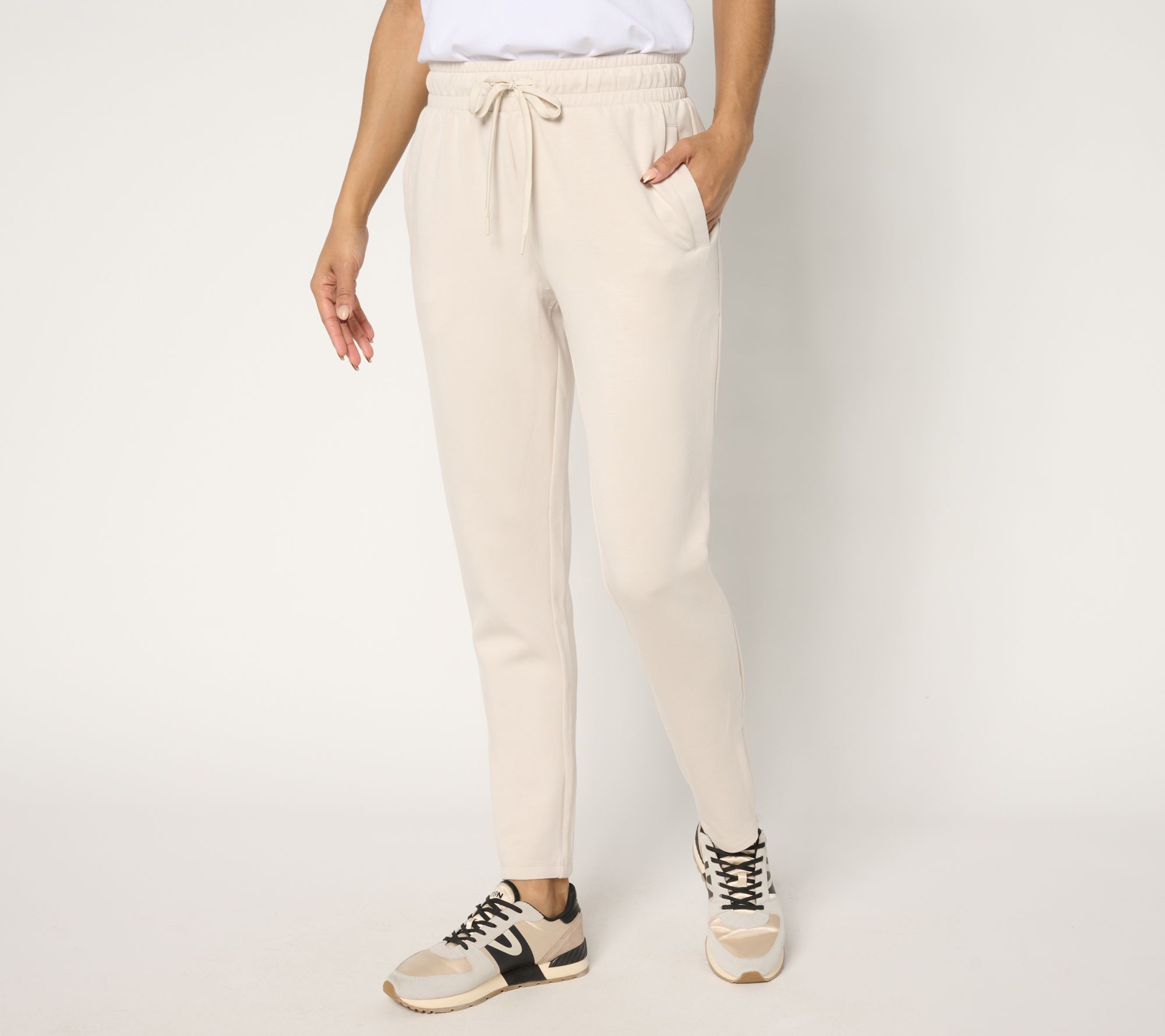 "As Is" Cuddl Duds Smooth Knit Jersey Slim Pant