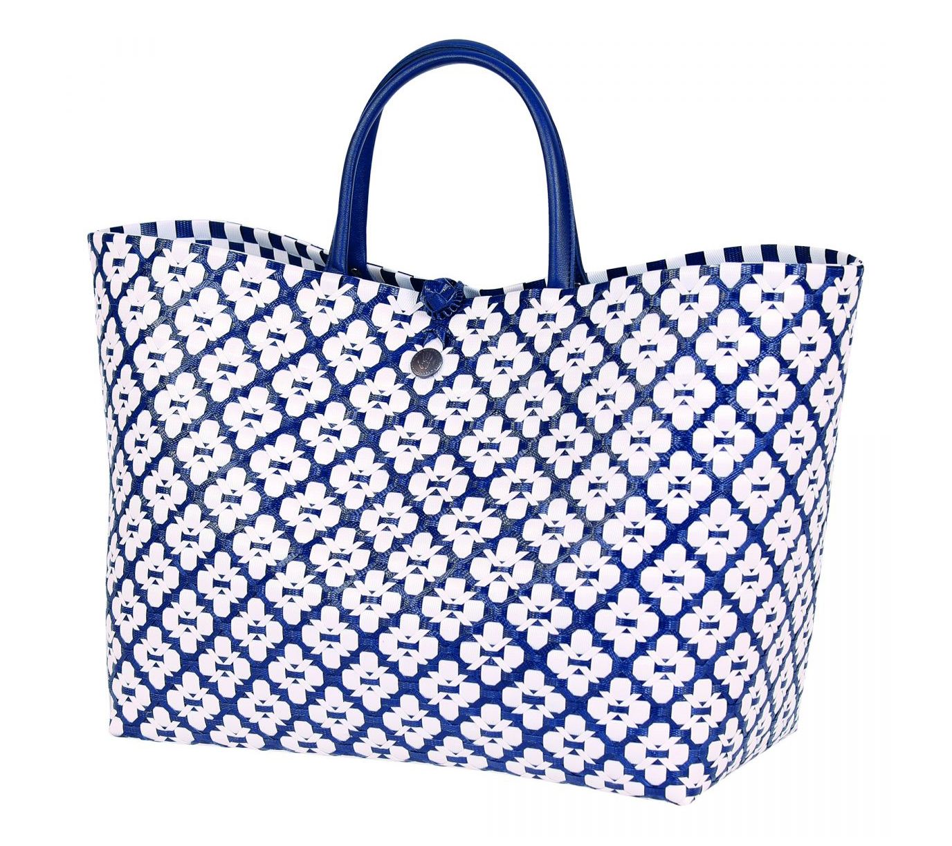 Handed By Motif Plastic Shopper Tote