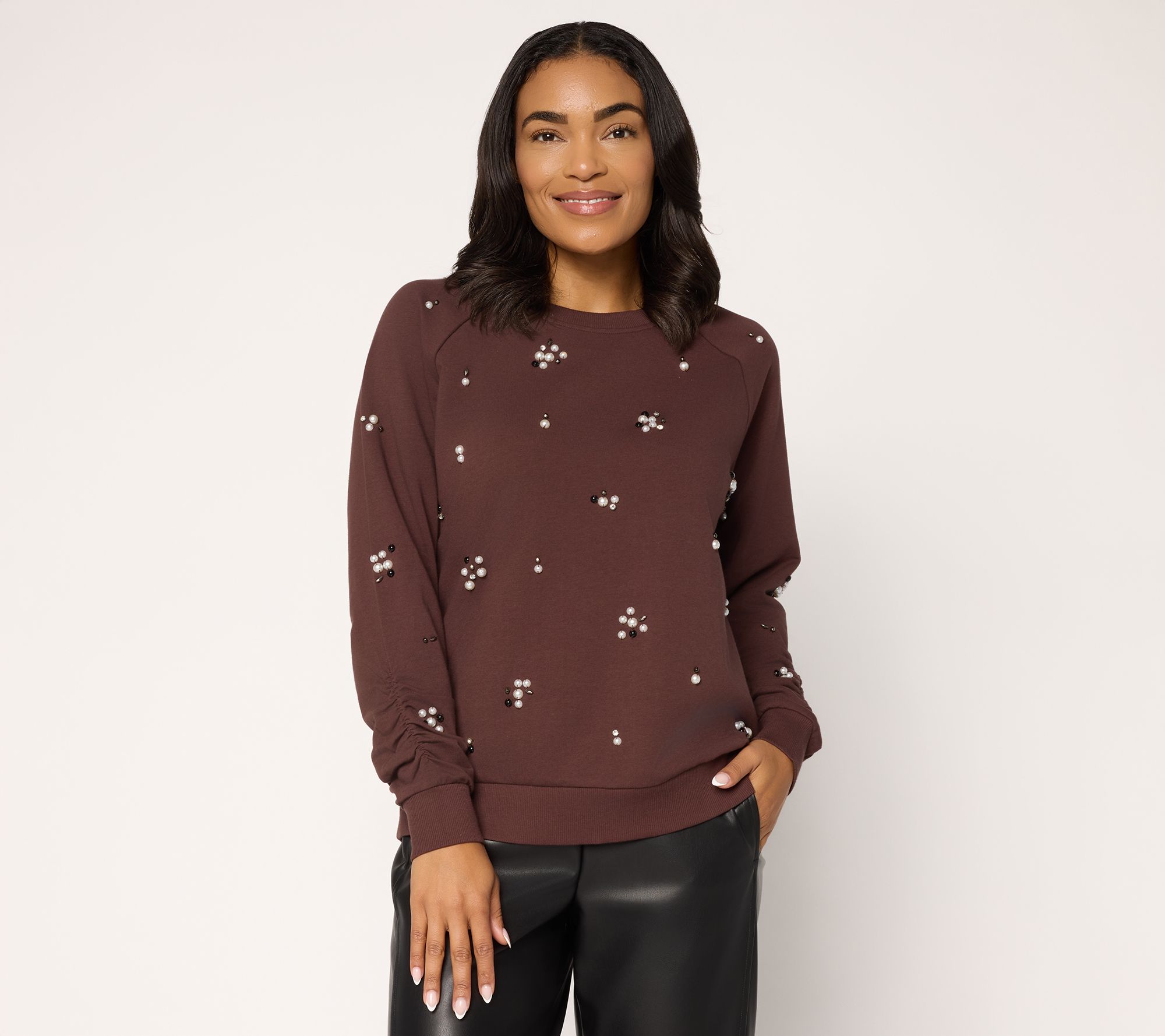 Mally Roncal Embelished Knit Lisa Top