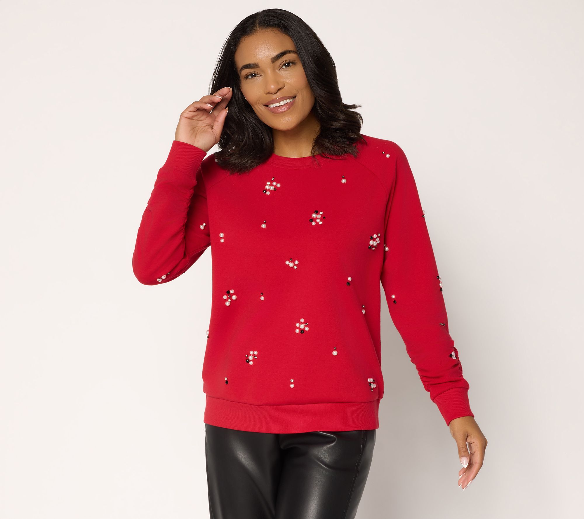 Mally Roncal Embelished Knit Lisa Top