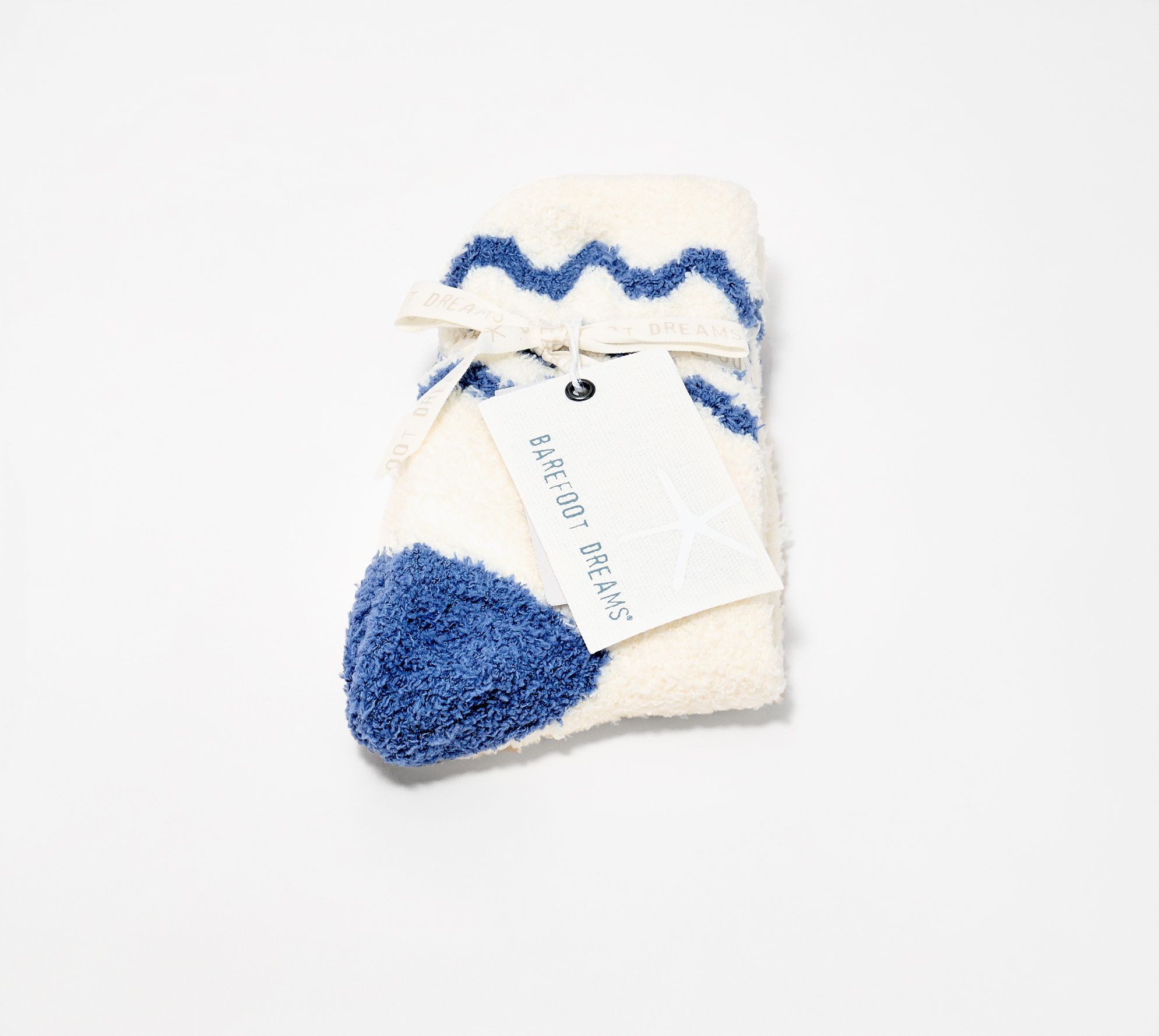 Barefoot Dreams CozyChic Zig Zag Half Crew Sock