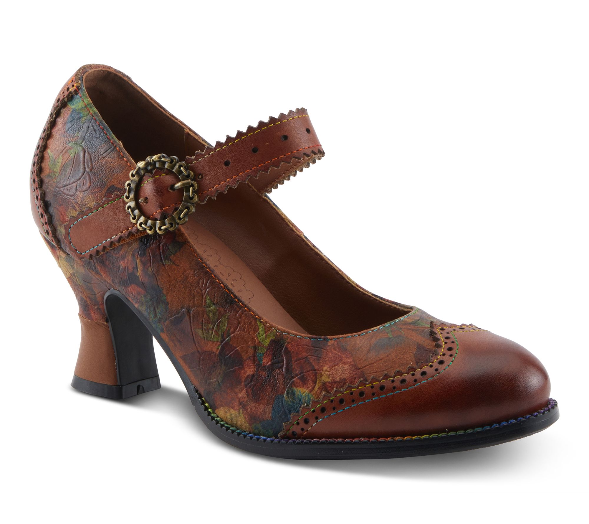 L'Artiste by Spring Step Leather Mary Janes - Macias-Fleur