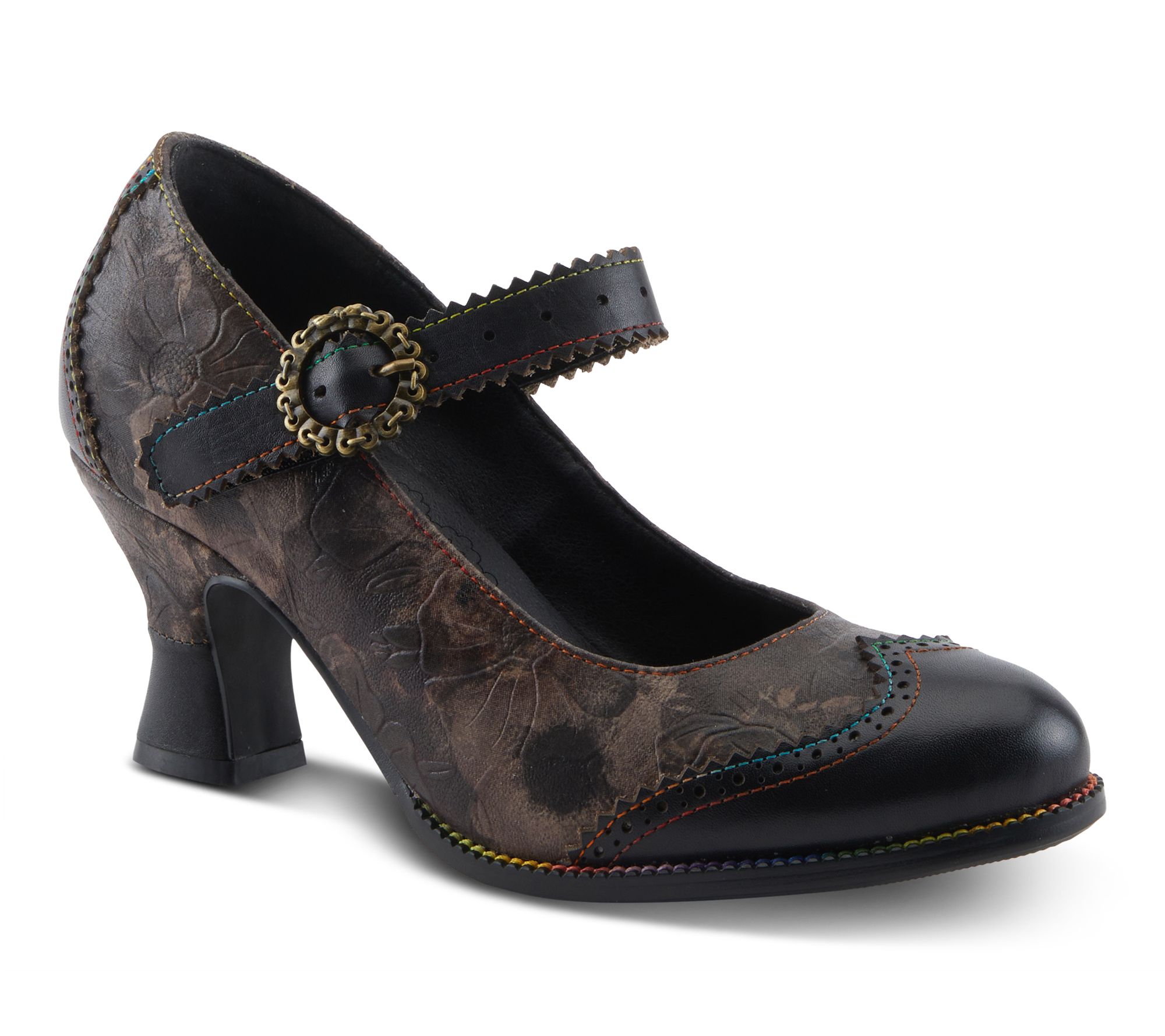 L'Artiste by Spring Step Leather Mary Janes - Macias-Fleur