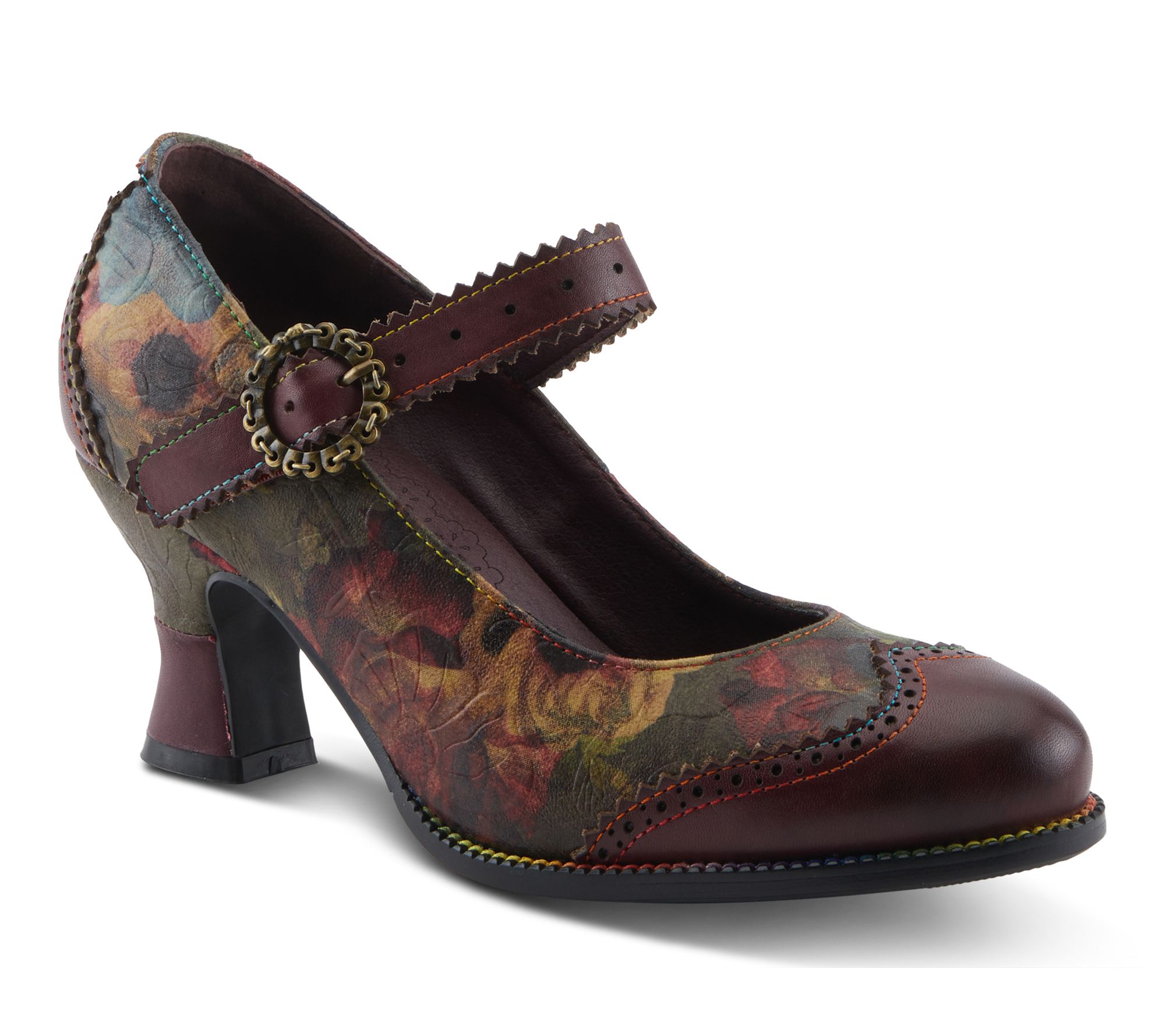 L'Artiste by Spring Step Leather Mary Janes - Macias-Fleur