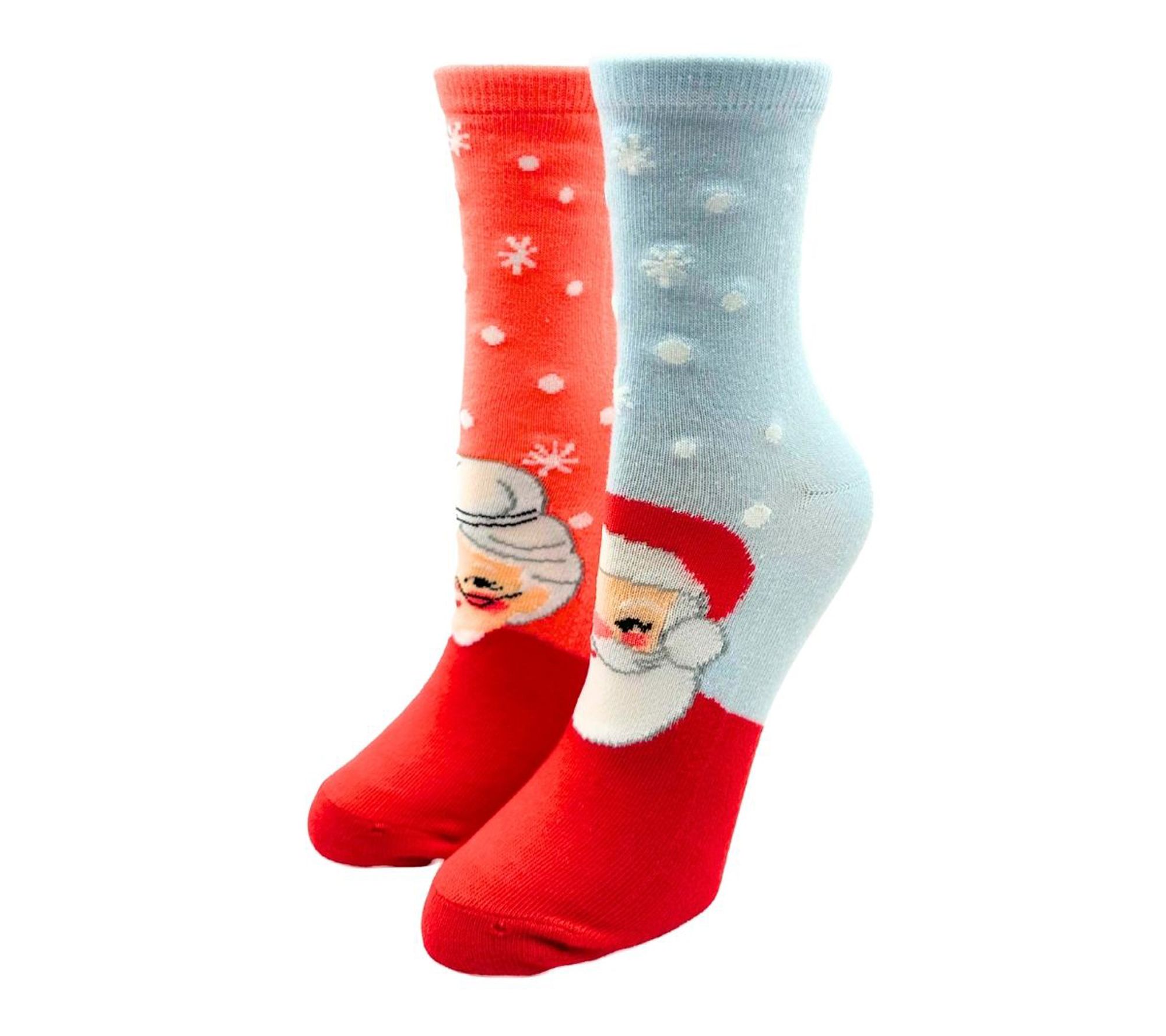 Hallmark Set of 2 Holiday Crew Socks in Greeting Card Box