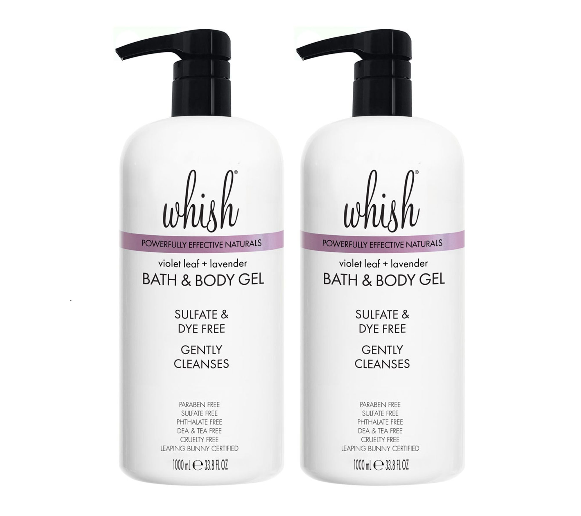 Whish 33.8oz Bath & Body Gel Duo
