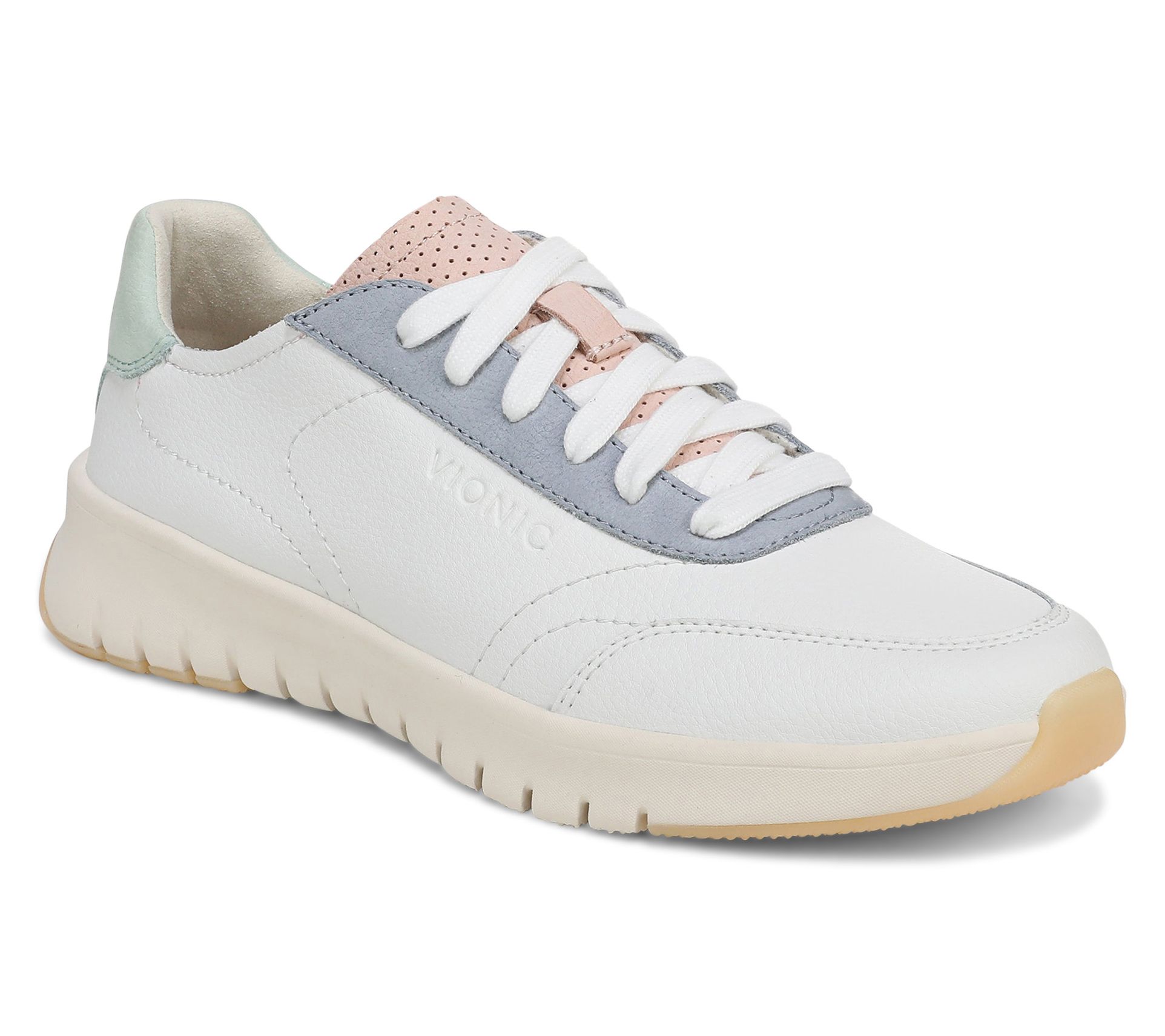 Vionic Leather Casual Sneakers - Uptown Sneaker