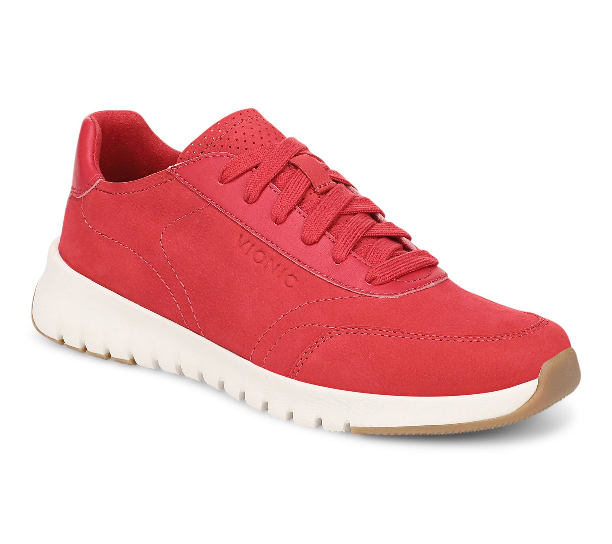 Vionic Leather Casual Sneakers - Uptown Sneaker