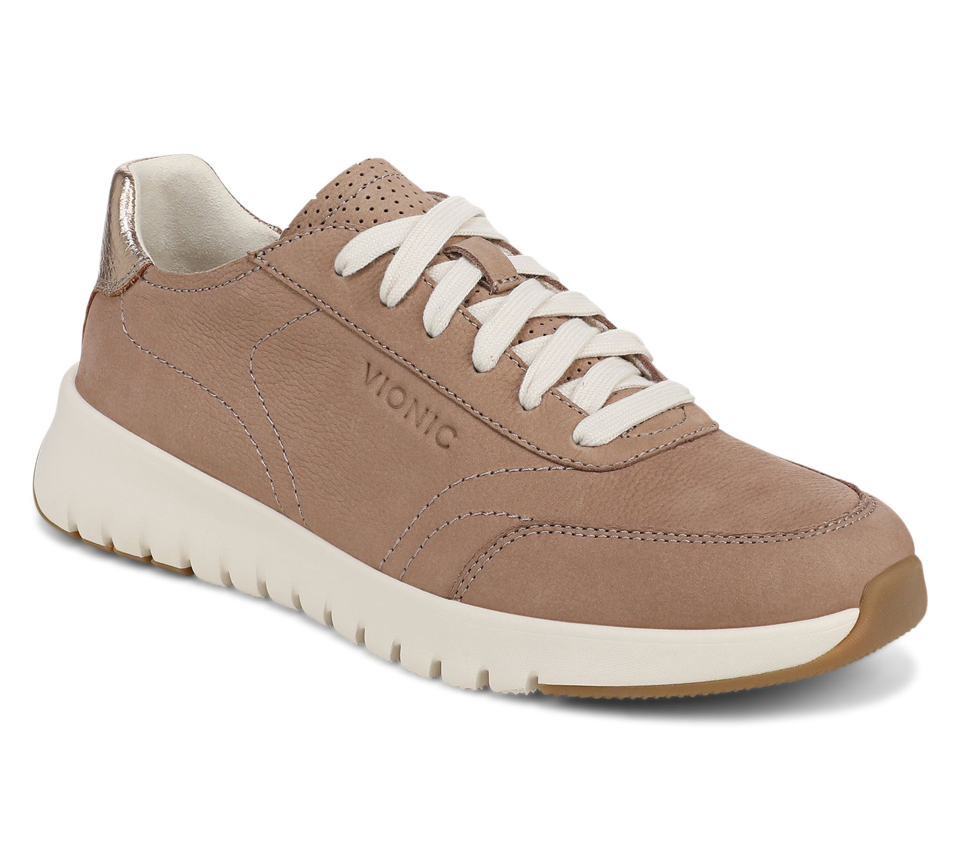 Vionic Leather Casual Sneakers - Uptown Sneaker