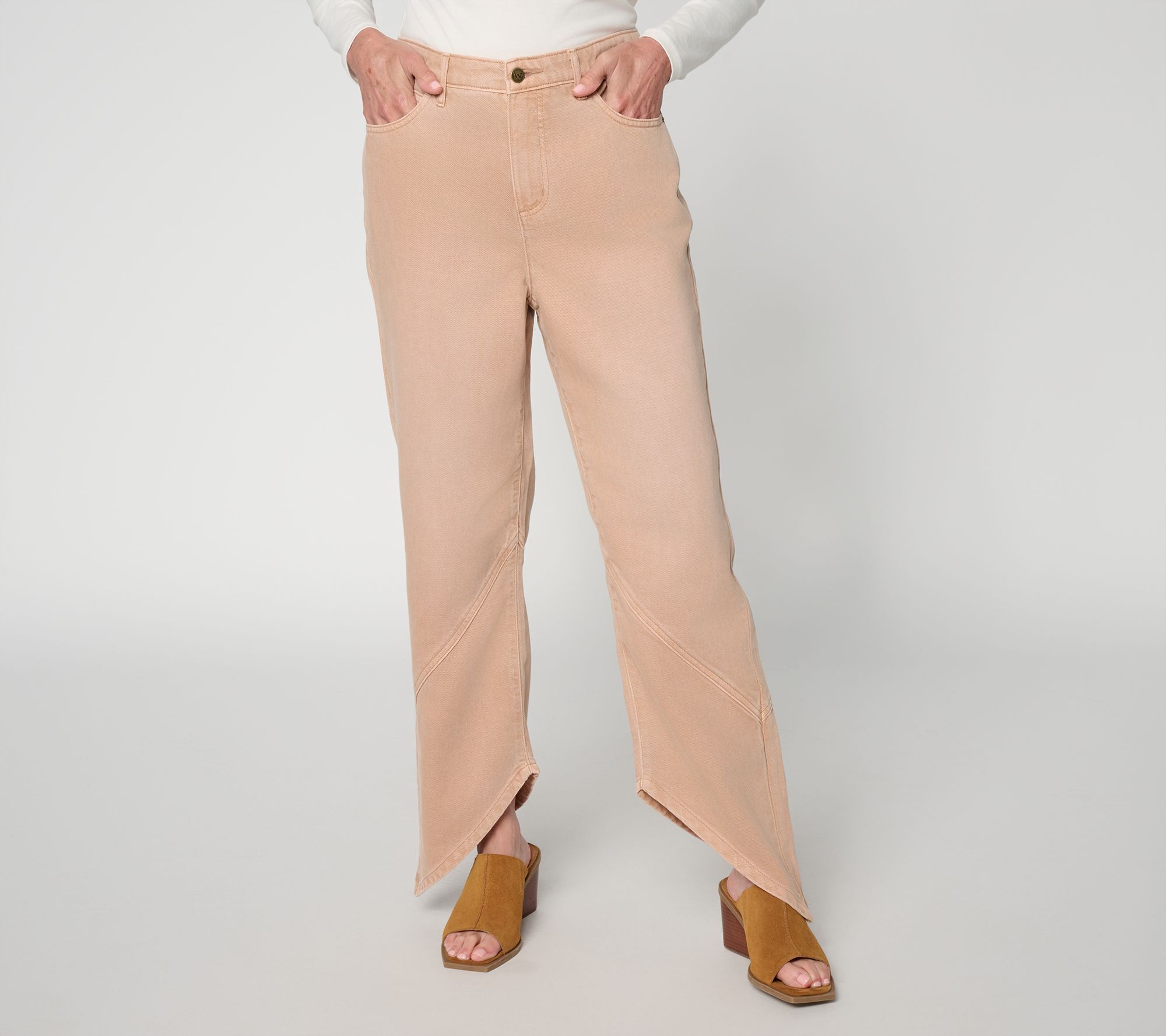 Me by Jennie Garth Regular Pointed Hem Rigid Jeans