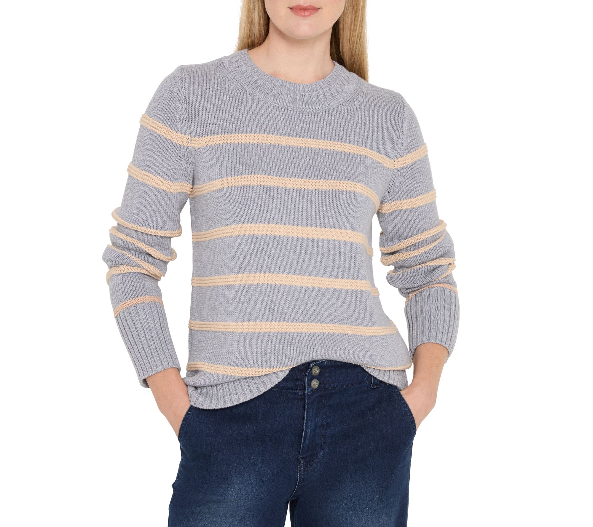 NIC+ZOE Go To Stripe Sweater