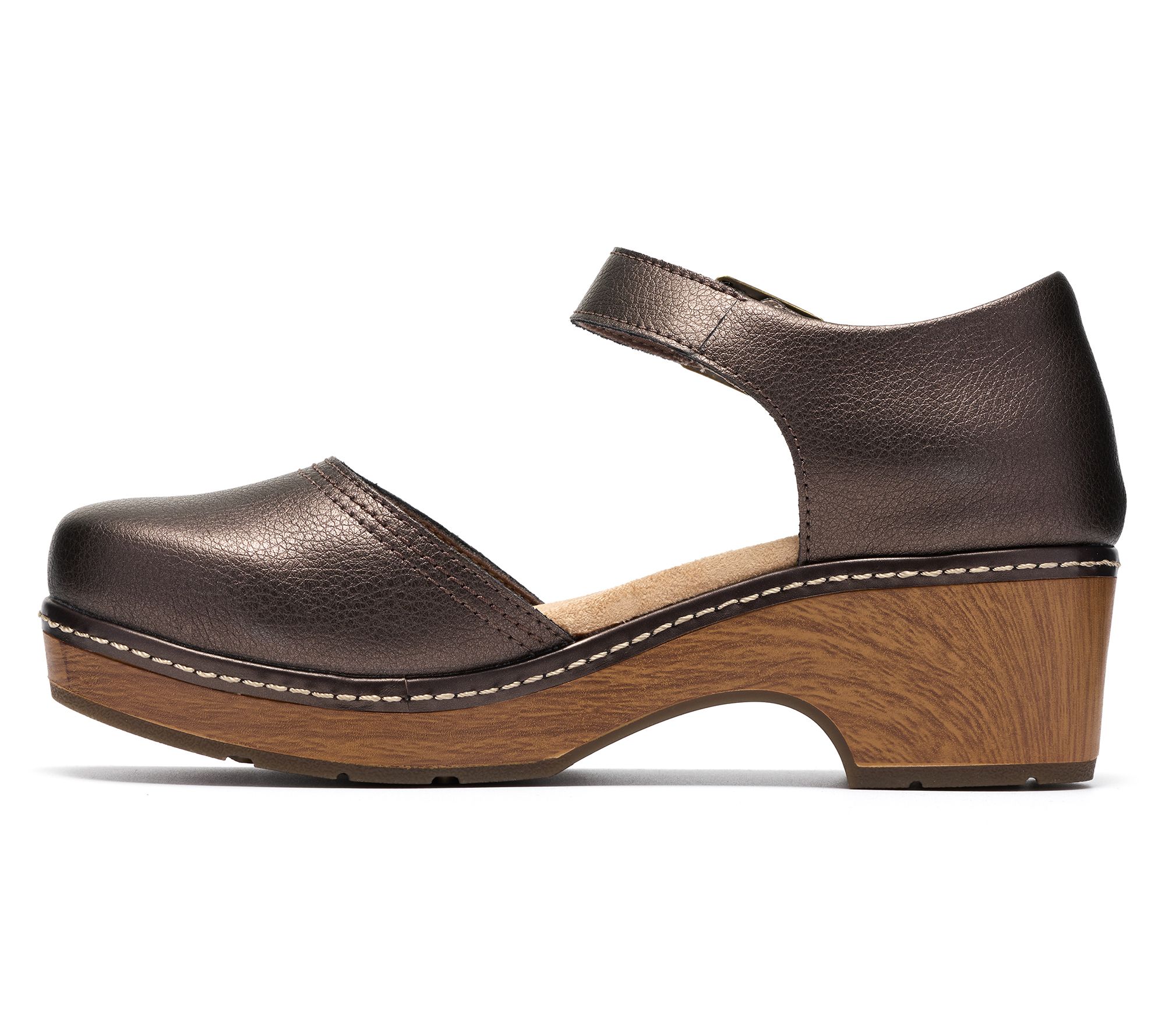 Clarks Collection Leather Clogs -Paizlee Leah | QVC