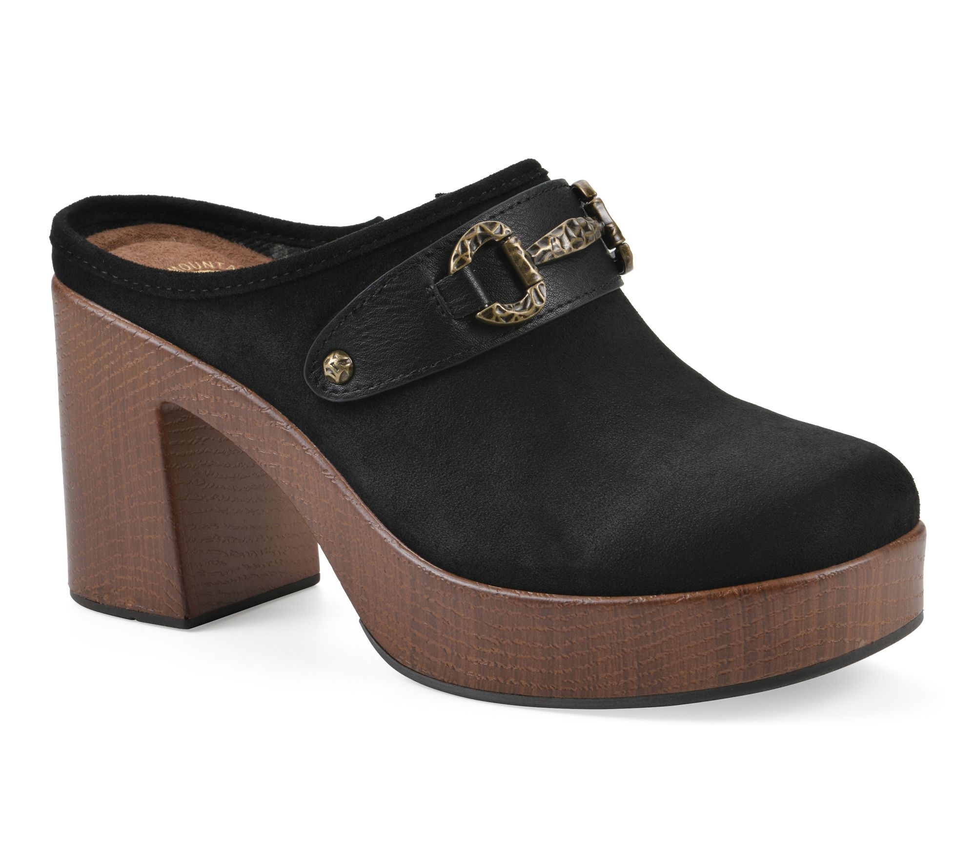 White Mountain Platform Heeled Clogs -Barleys