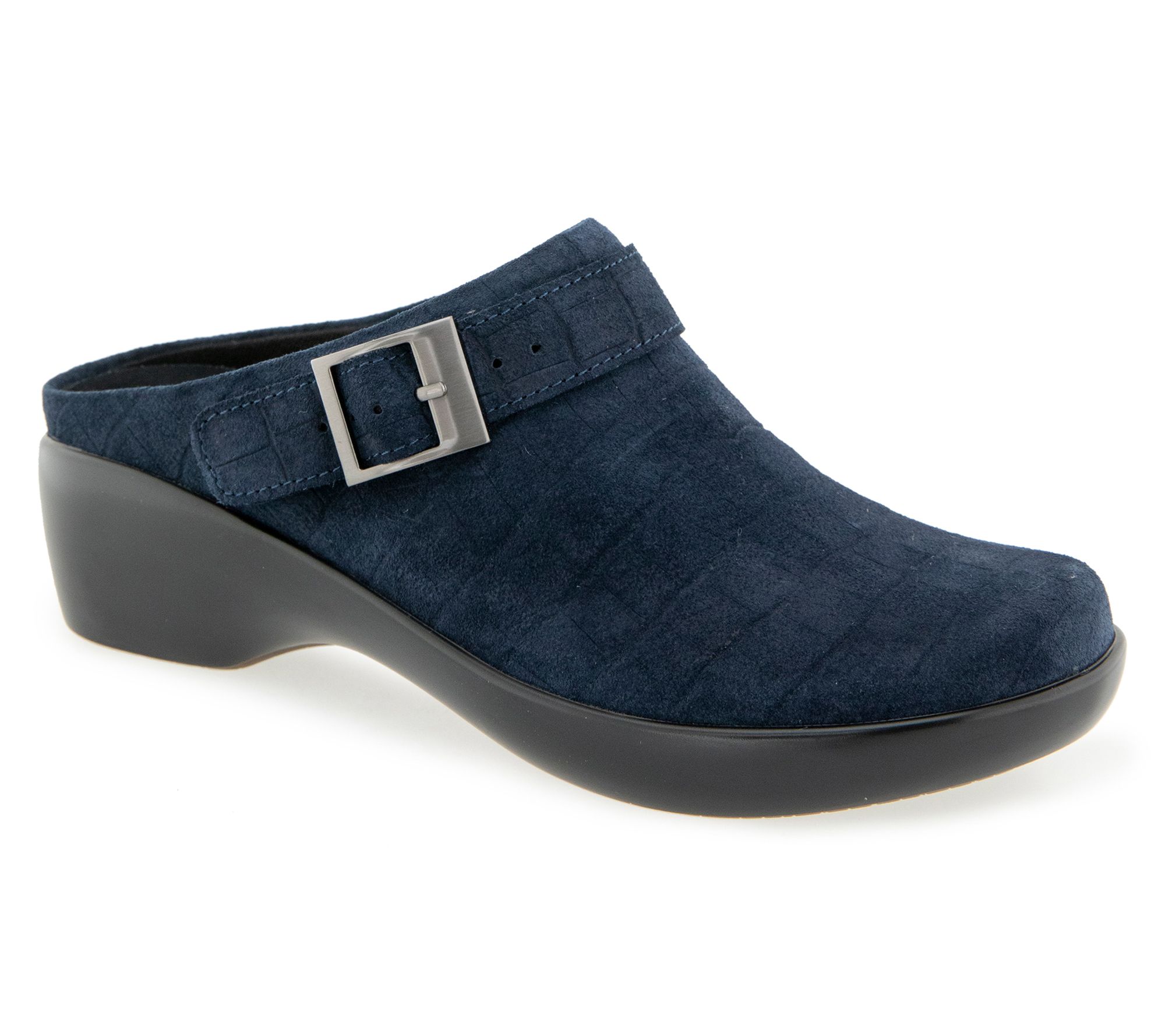 Munro Leather Adjustable Clogs -Clarice