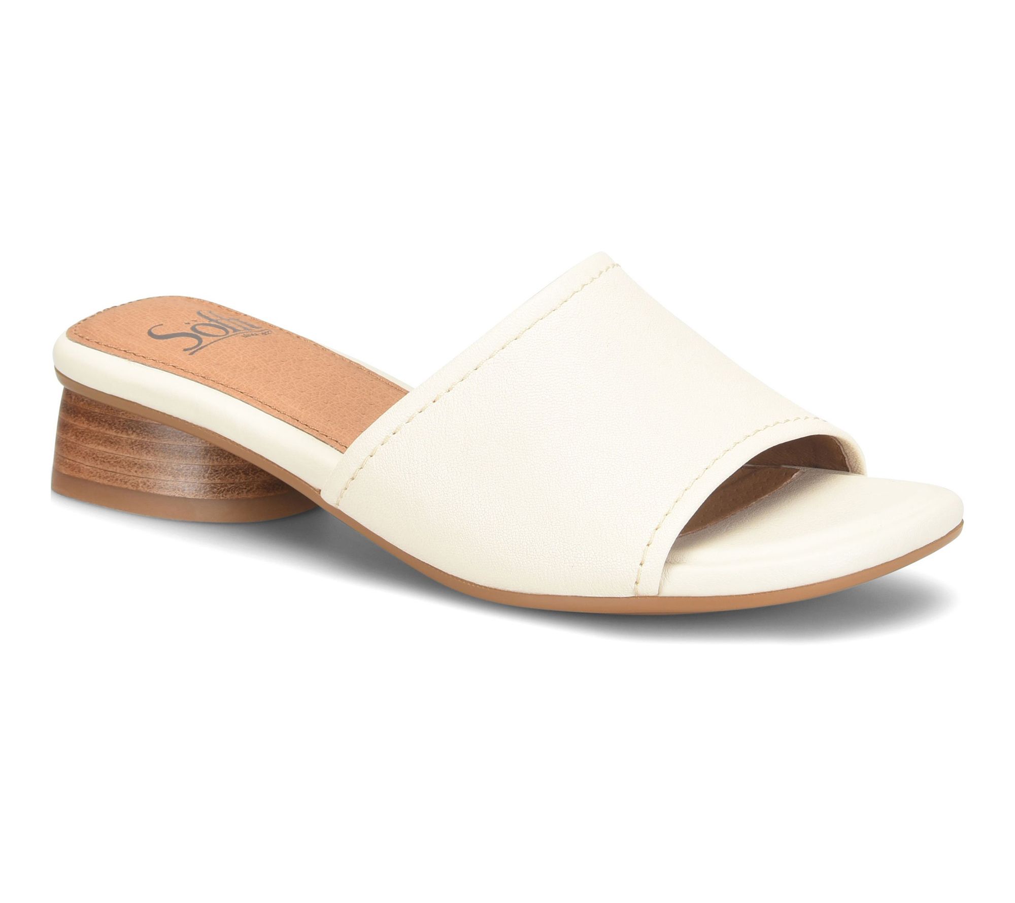 Sofft Square Toe Slide Sandal - Sahara