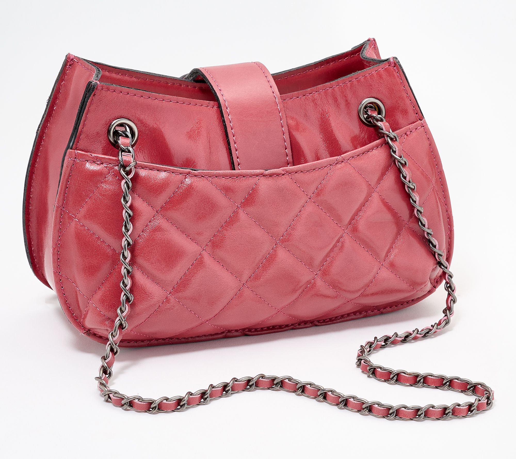 Patricia Nash Quilted Napa Leather Lena Crossbody 