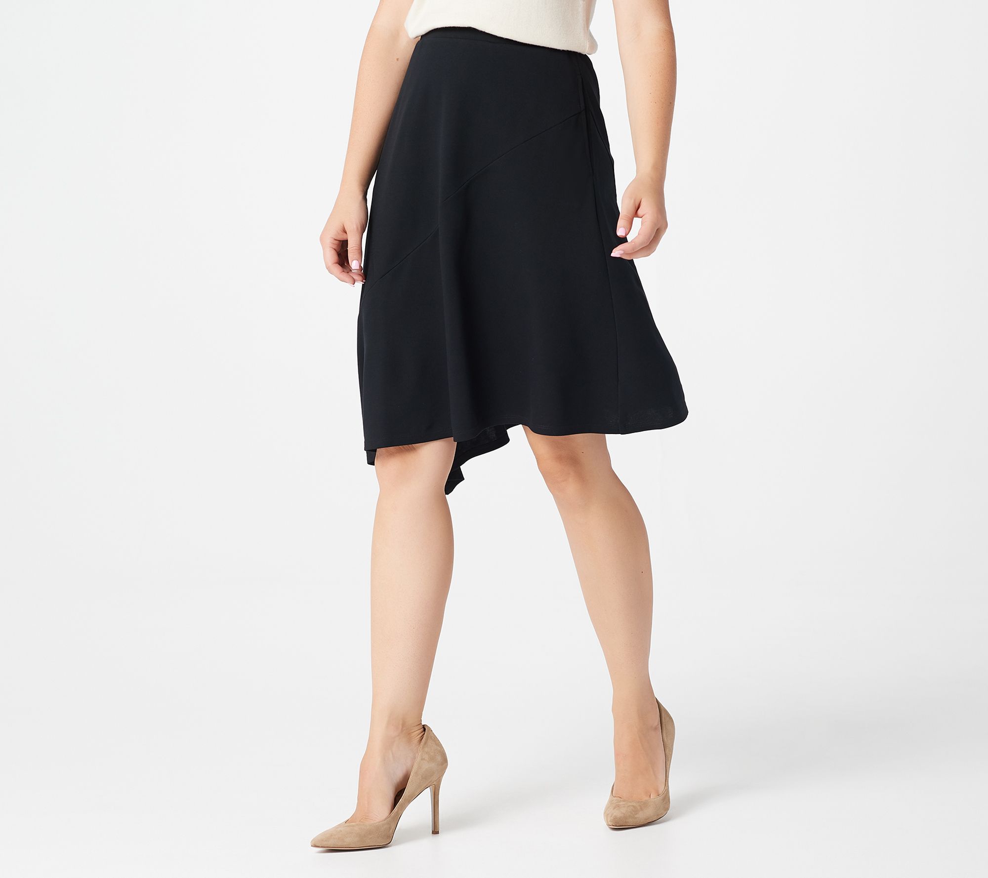 flowy mini skirt qvc