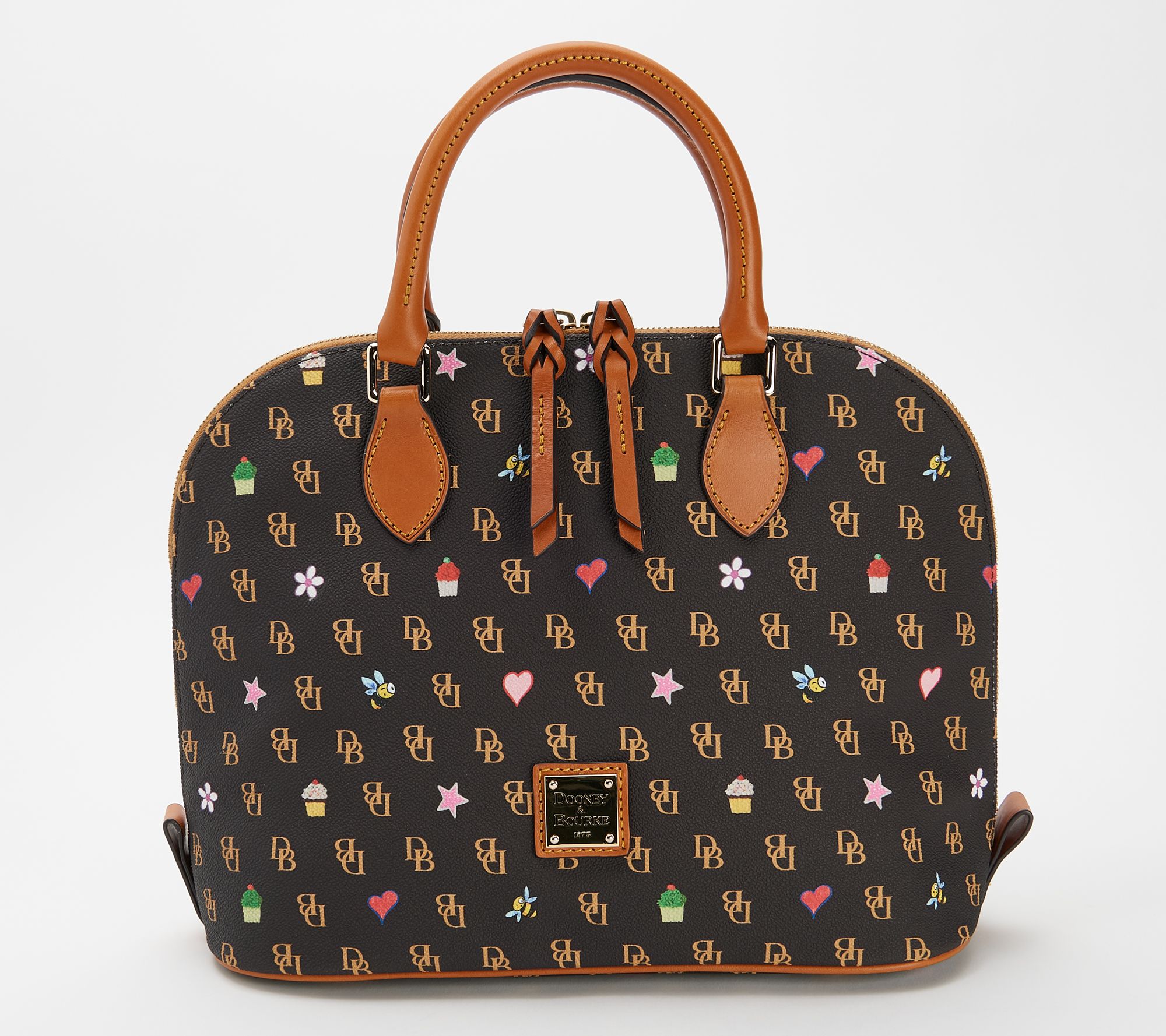 gretta zip satchel