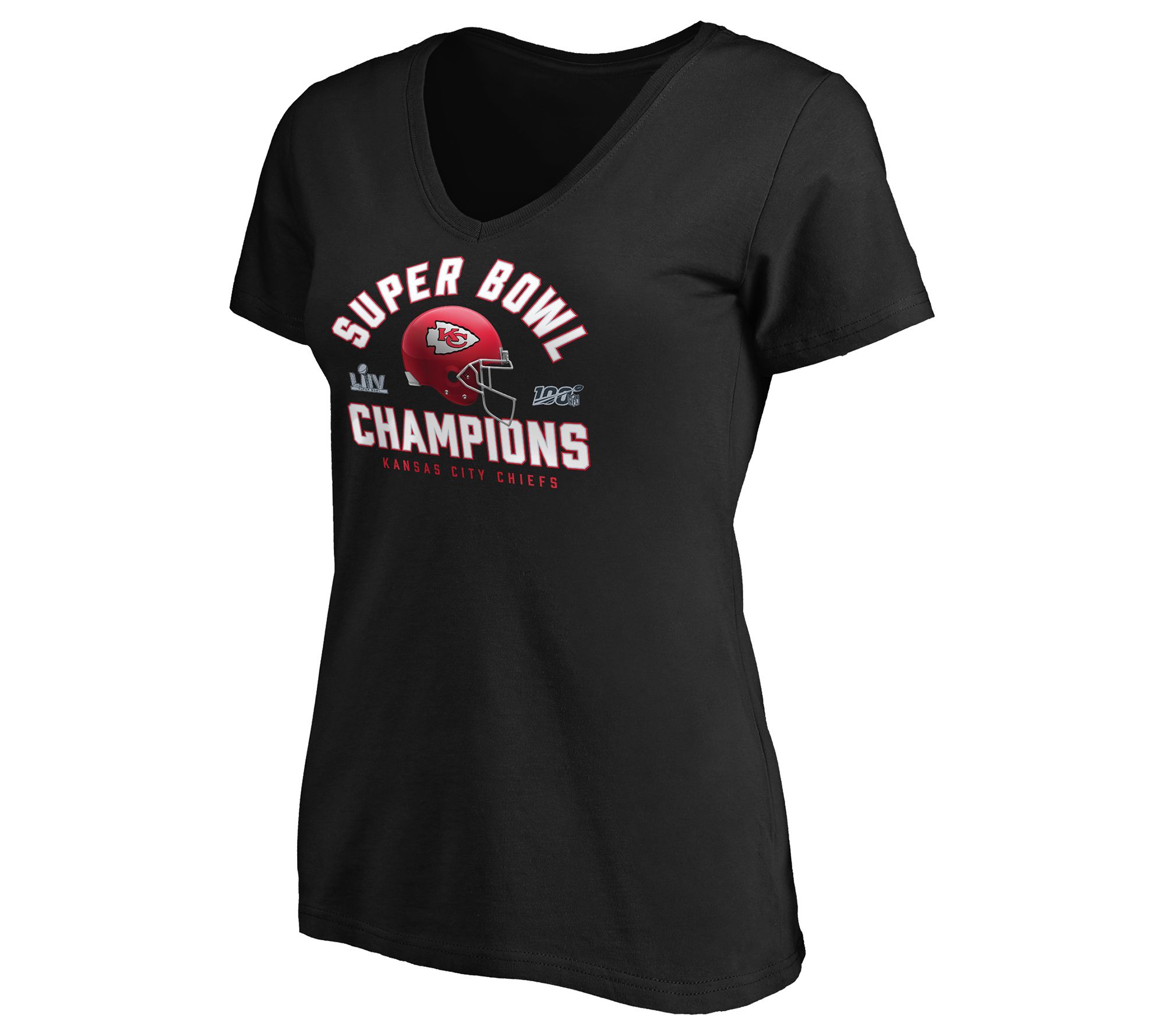 NFL Super Bowl LIV Chiefs Women's Helmet T-Shirt - QVC.com