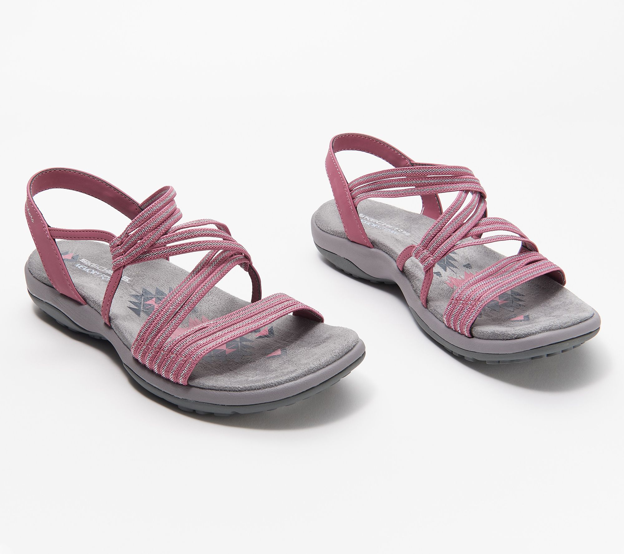 Skechers Slim Stretch Sandals - Stretch - QVC.com
