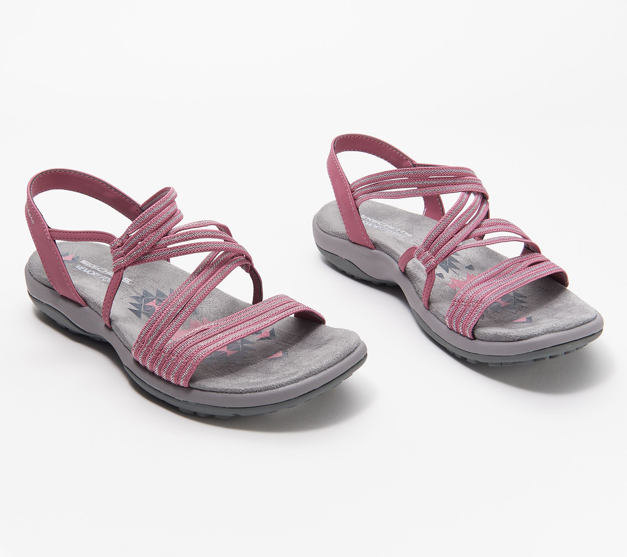 ventil Stearinlys Overholdelse af Skechers Reggae Slim Washable Stretch Sandals - Stretch Slinky - QVC.com