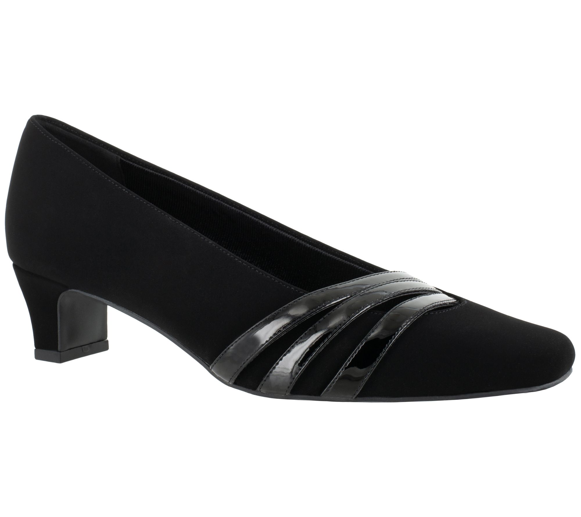 Easy Street Squared Toe Slip-On Pumps - Entice