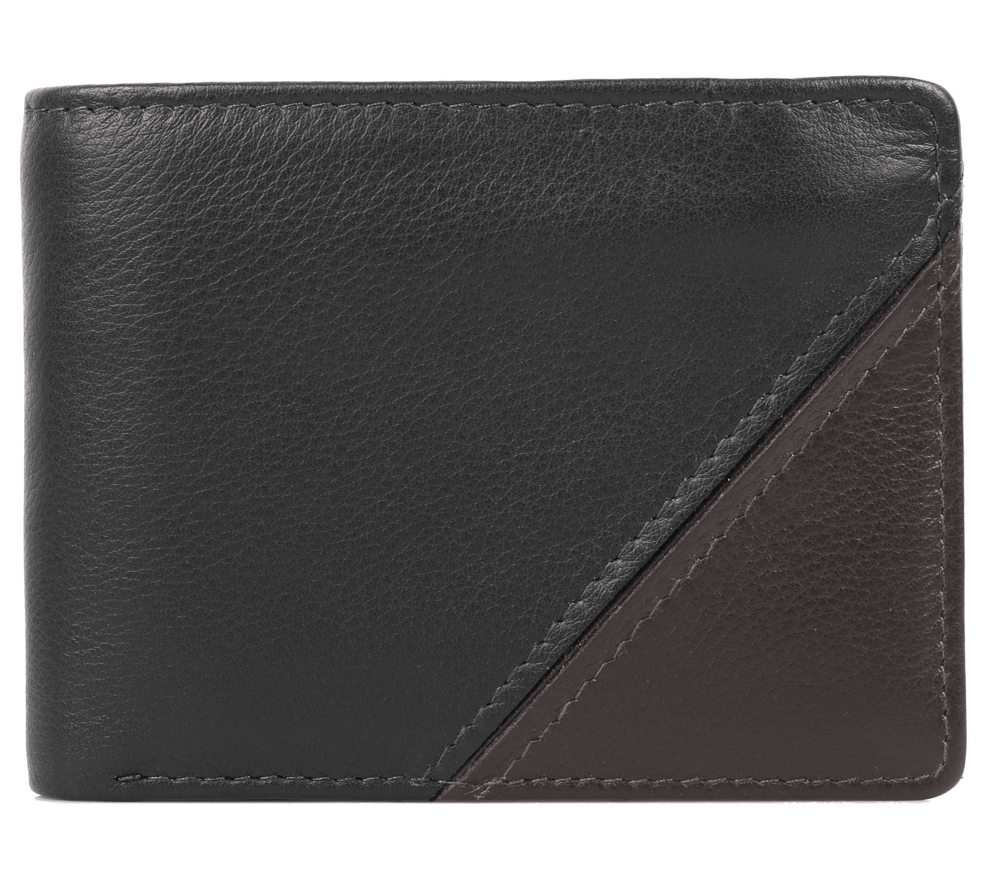 Stone Mountain Mens RFID Leather Trifold Wallet