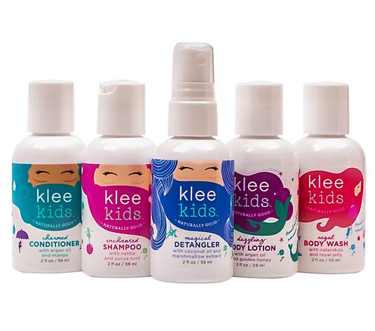 Klee Kids 5-Piece Hair & Body Mini Gift Set