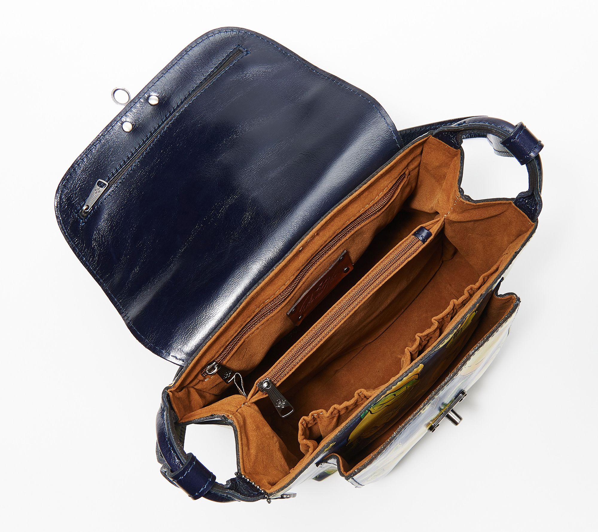 "As Is" Patricia Nash Leather Leandra Flap Crossbody