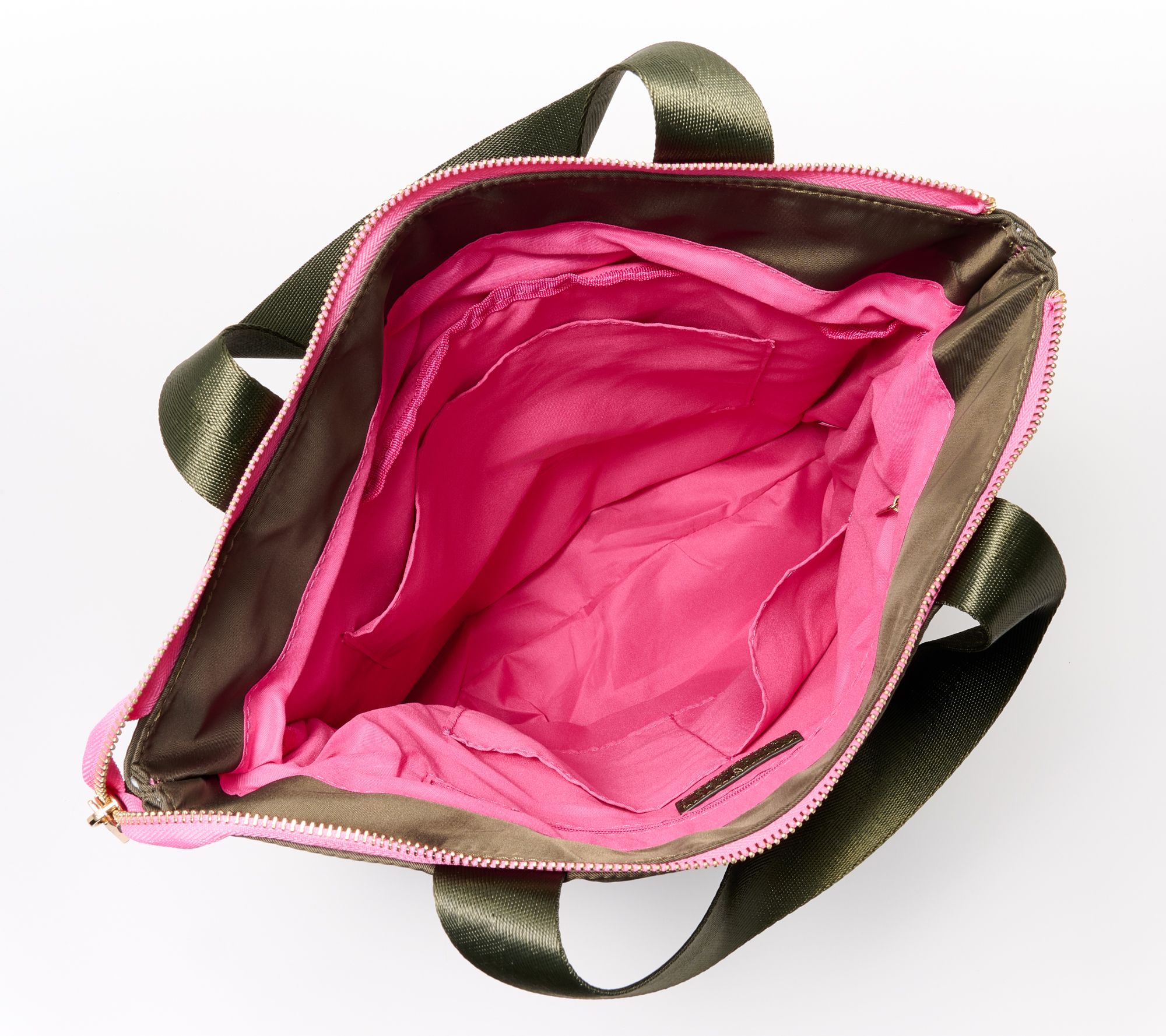 Burst Print Foldable Tote Bag - Black/red : Target
