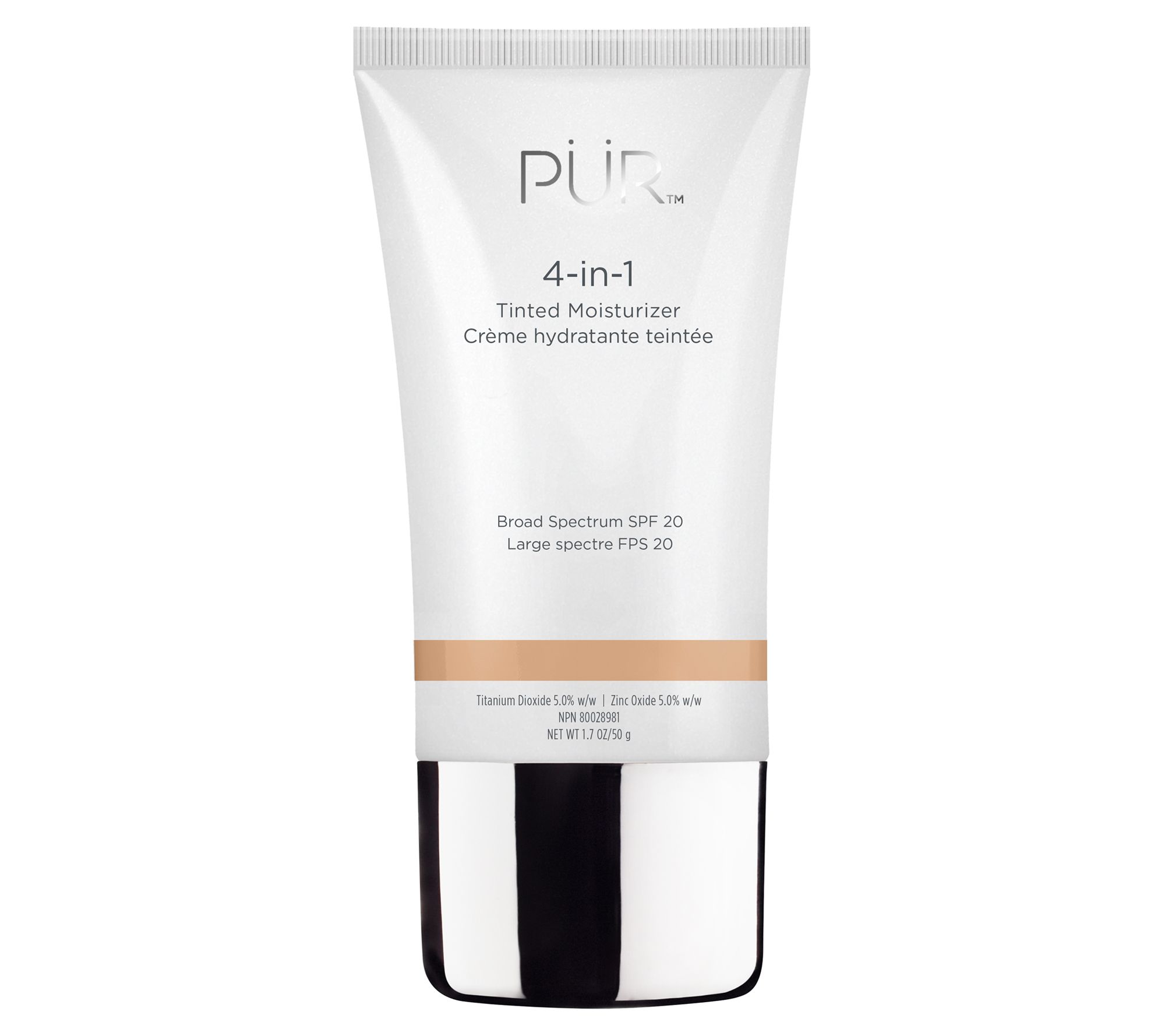 PUR 4-in-1 Tinted Moisturizer with Broad Spectr um SPF 20