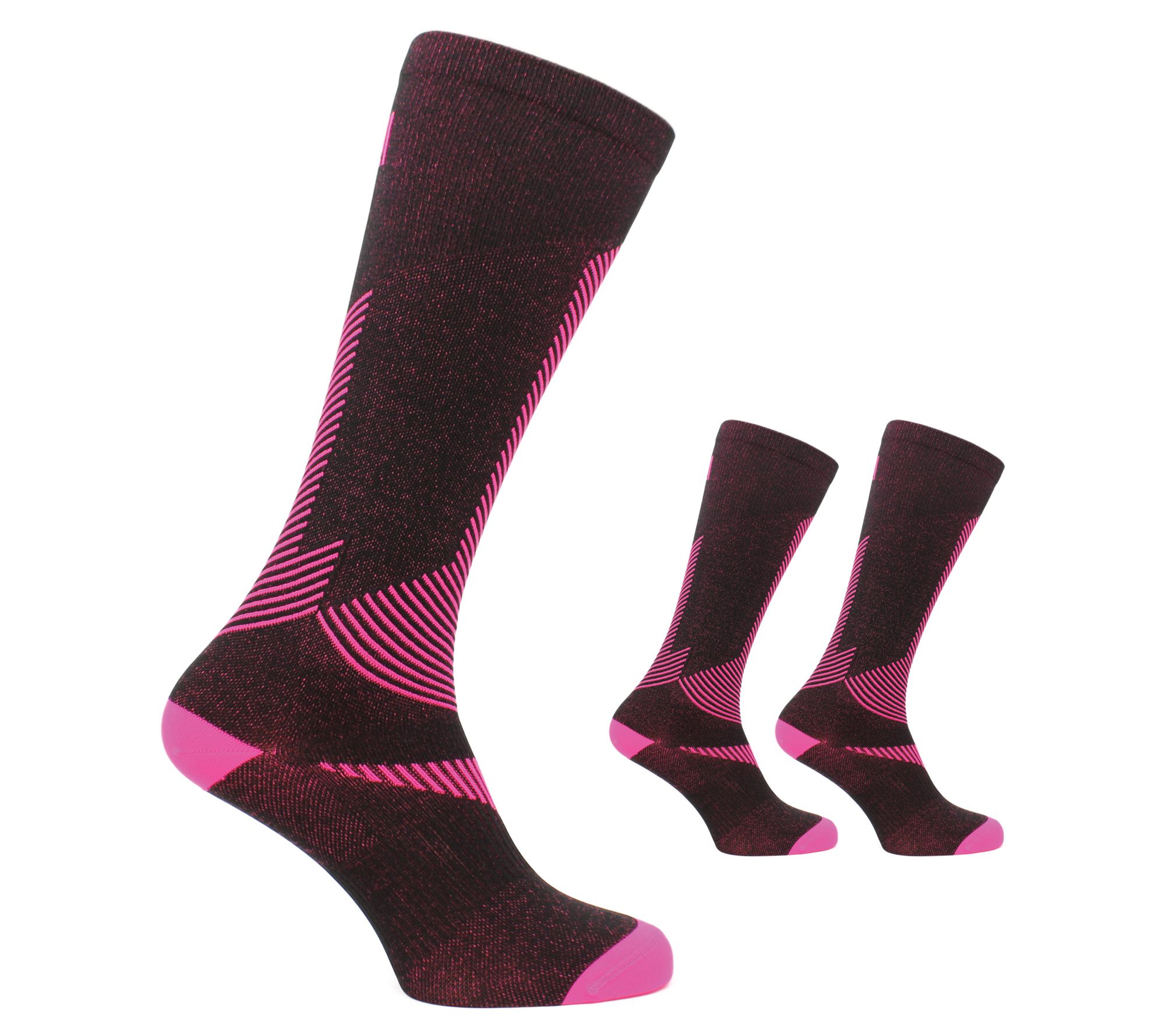 Norfolk Unisex 2-Pack Sport Compression Anti-Bacterial Sock