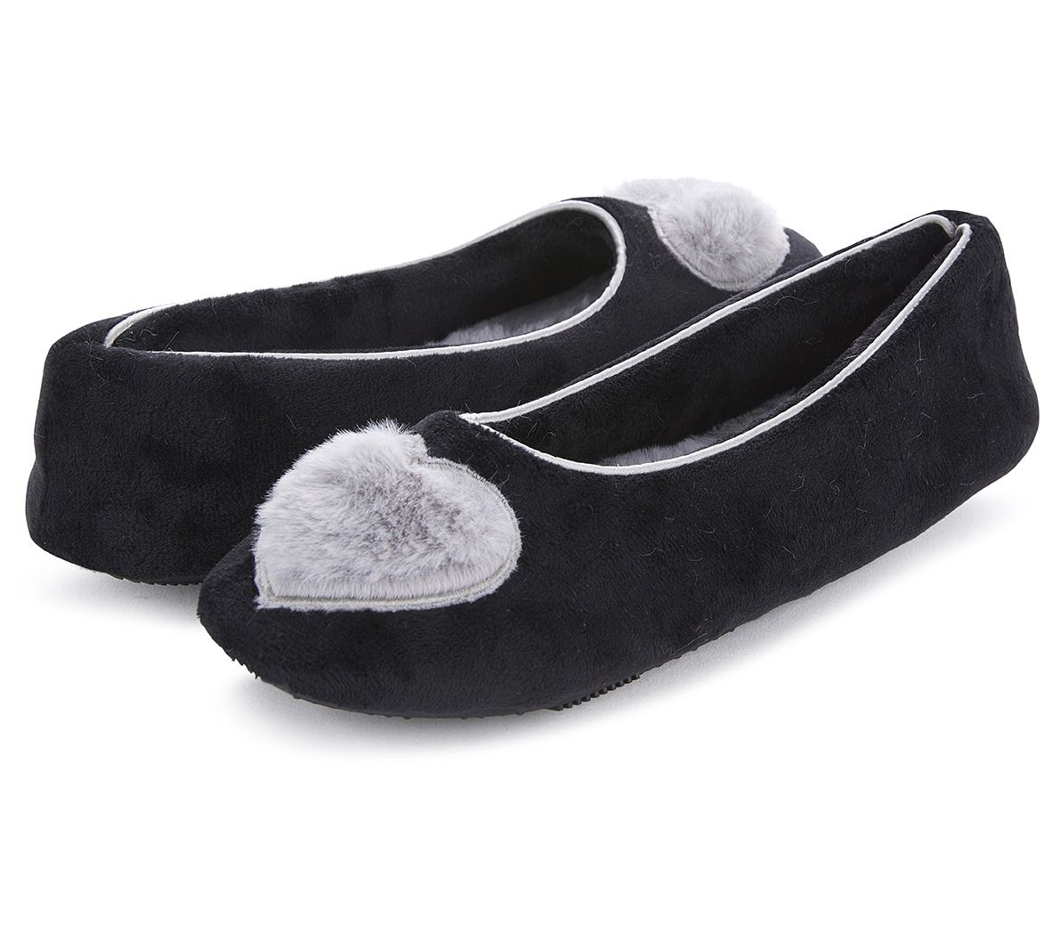 Floopi Women's Zoe Heart Ballerina Slippers